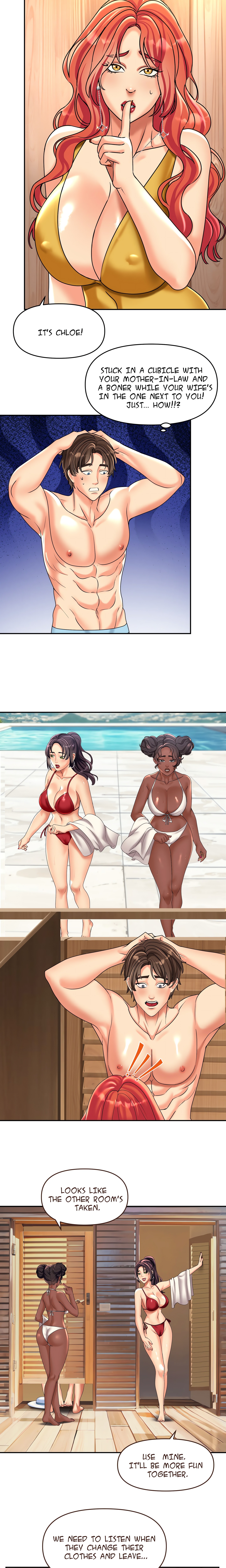 Honeymoon with my mother-in-law (Uncensored) Page 14 - MangaHe