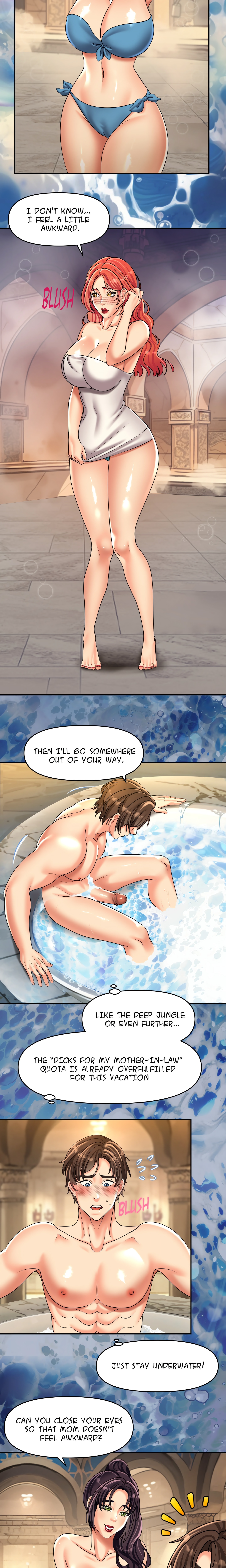 Honeymoon with my mother-in-law (Uncensored) Page 10 - MangaHe