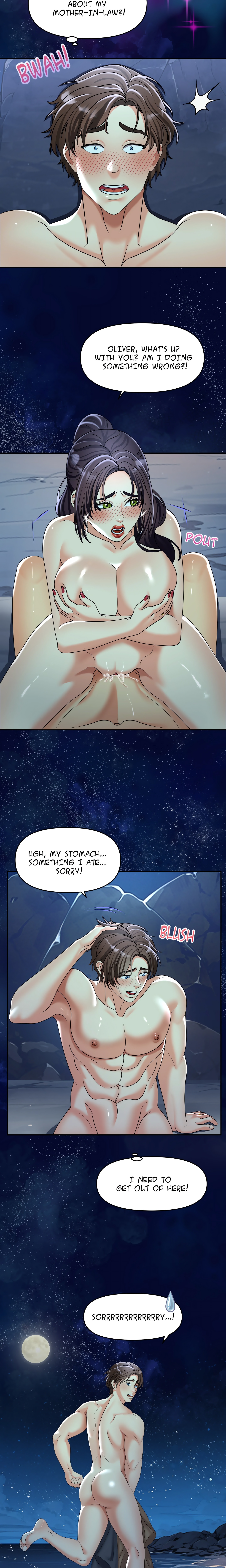 Honeymoon with my mother-in-law (Uncensored) Page 14 - MangaHe