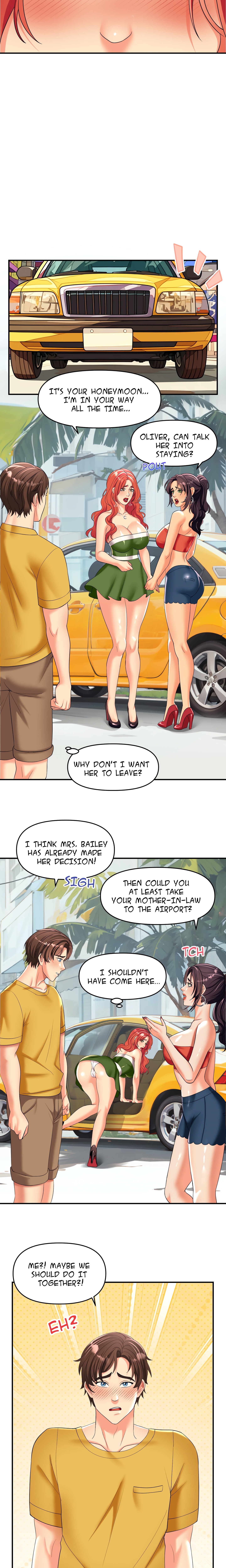 Honeymoon with my mother-in-law (Uncensored) Page 7 - MangaHe