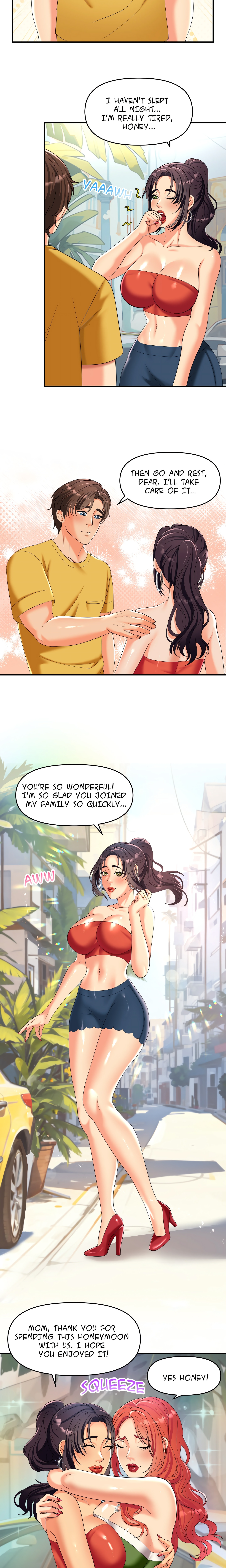 Honeymoon with my mother-in-law (Uncensored) Page 8 - MangaHe