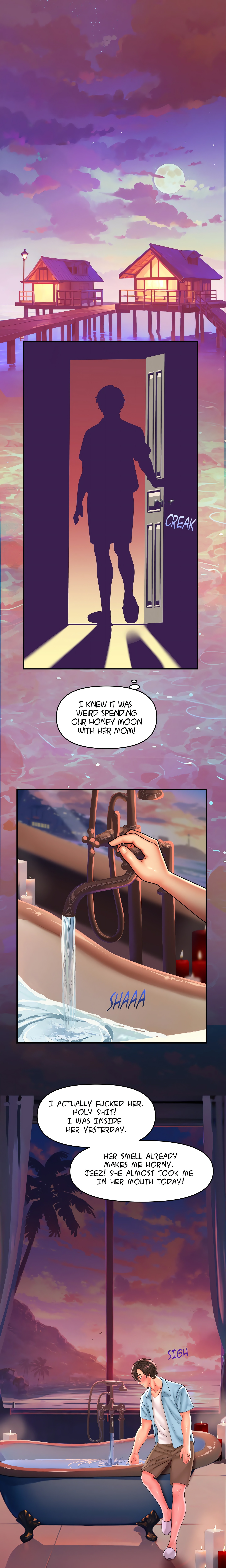 Honeymoon with my mother-in-law (Uncensored) Page 2 - MangaHe
