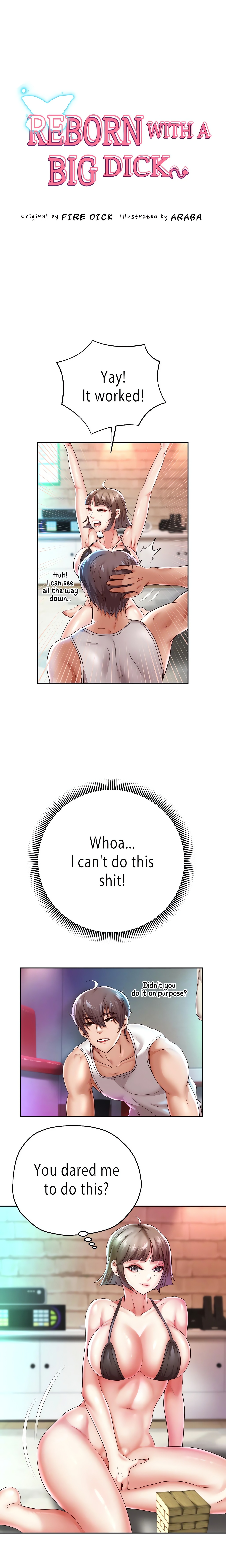 Reborn With A Big Dick! (Uncensored) (Lezhin Official) Page 3 - MangaHe