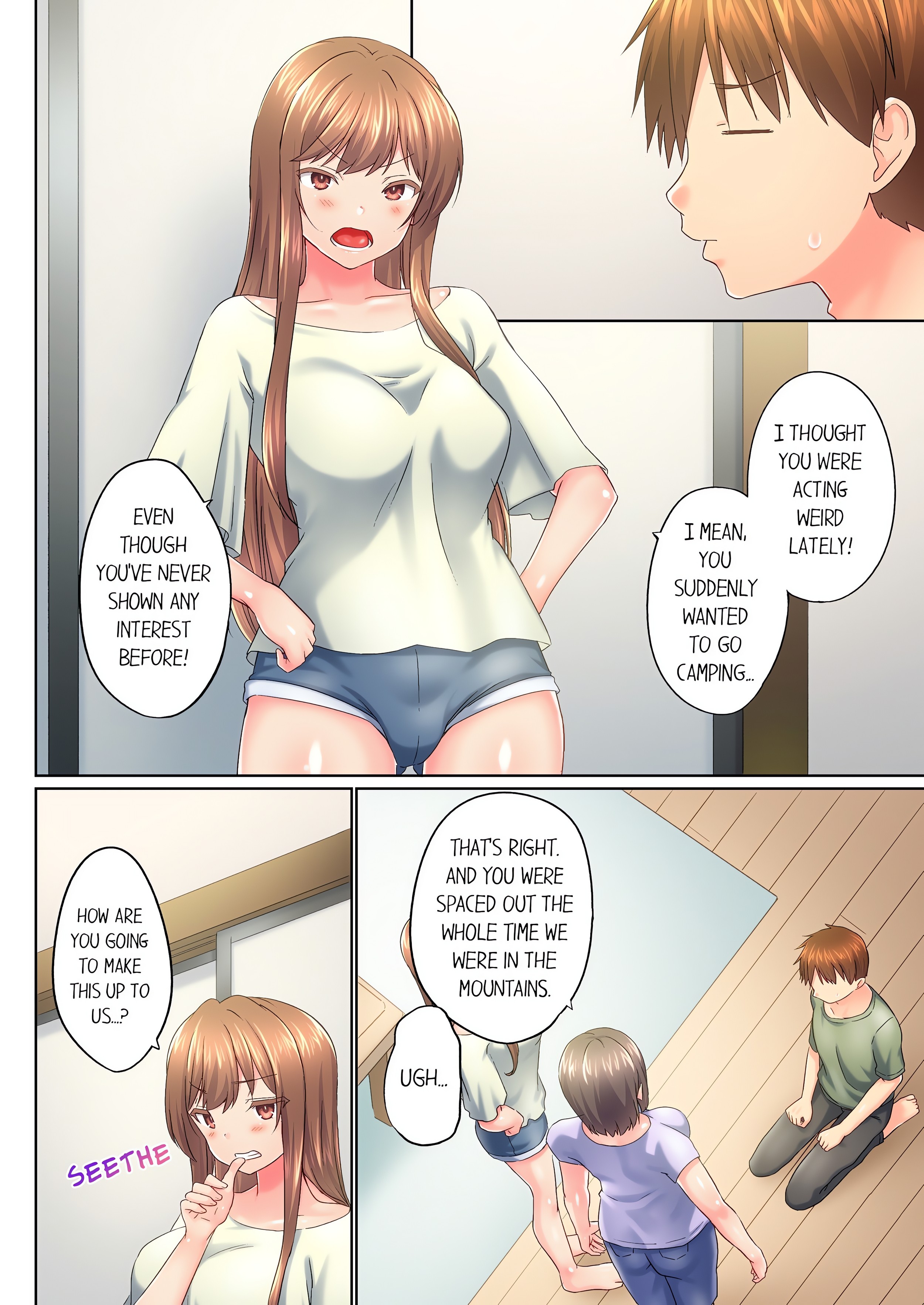 My Brother’s Slipped Inside Me in The Bathtub (Overflow) (Uncensored) Page 3 - MangaHe