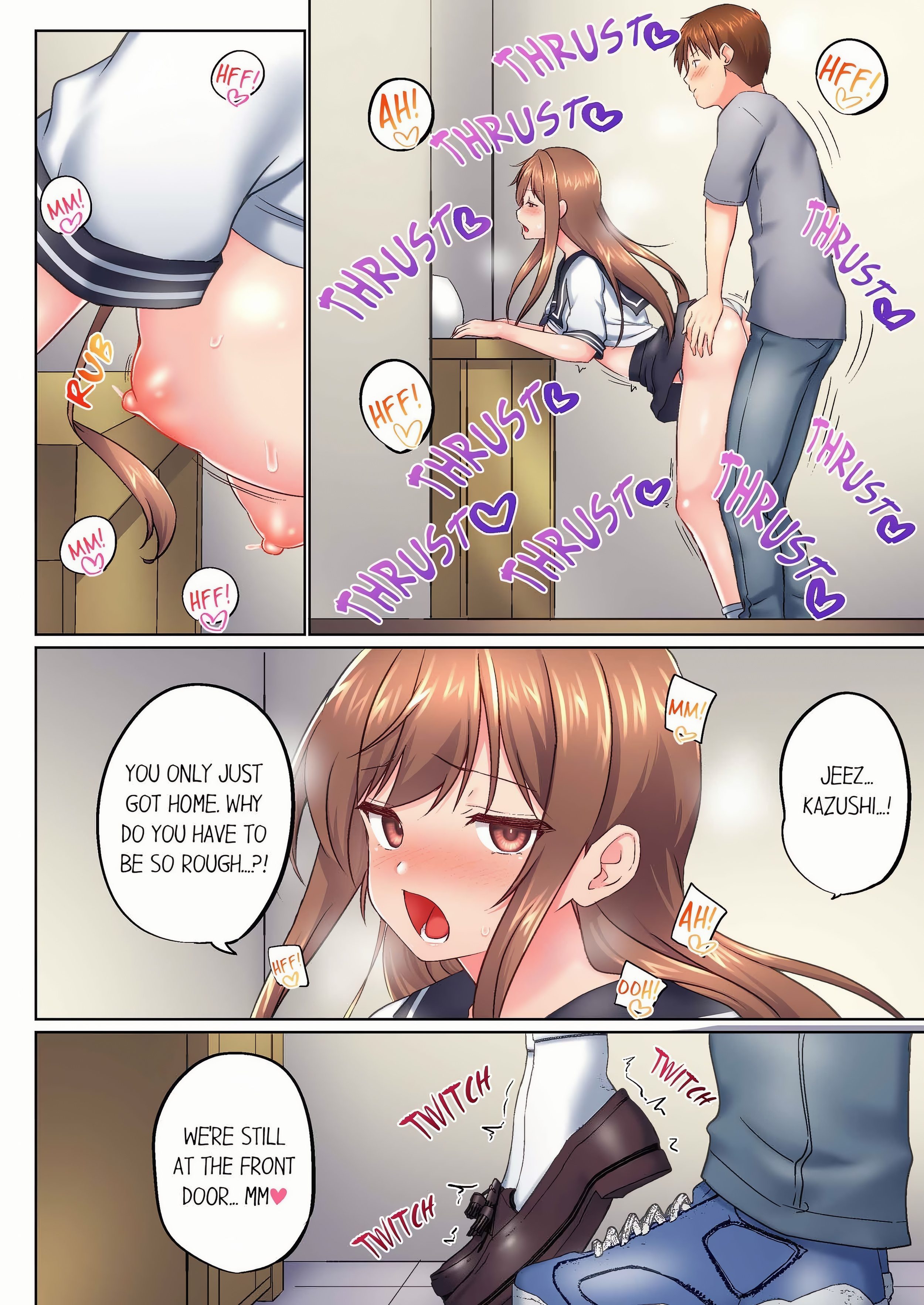 My Brother’s Slipped Inside Me in The Bathtub (Overflow) (Uncensored) Page 4 - MangaHe