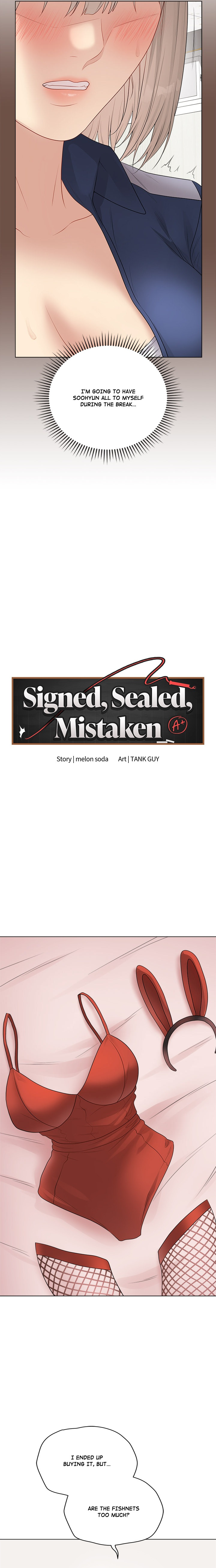 Signed, Sealed, Mistaken Page 8 - MangaHe