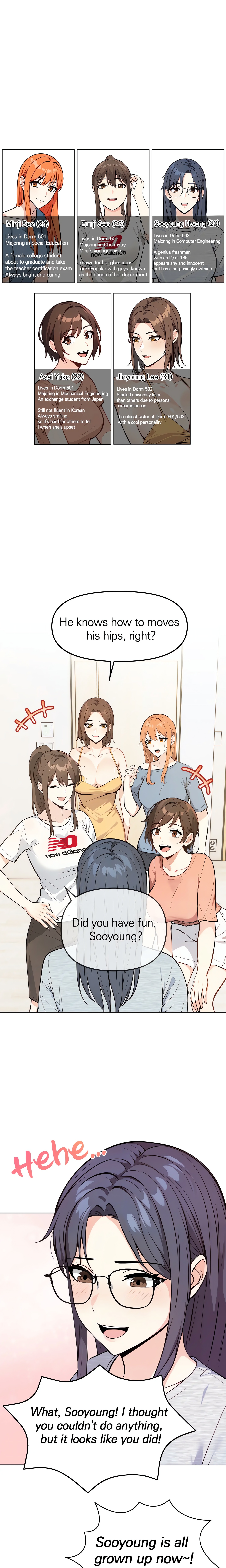 Five Girls, One Dorm Page 2 - MangaHe
