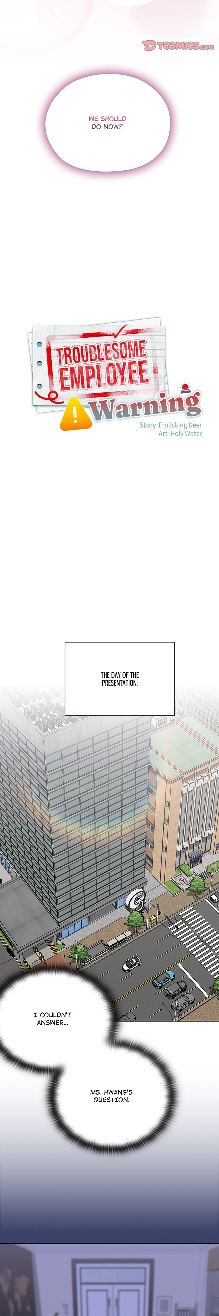 Troublesome Employee Warning Page 19 - MangaHe