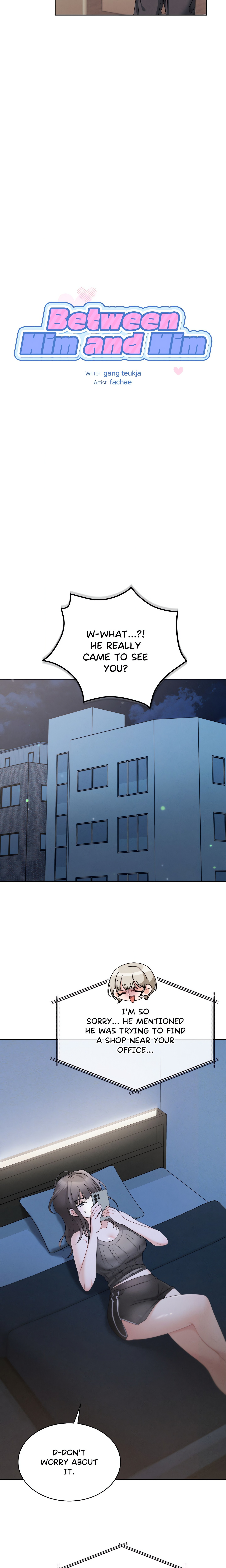 Between Him and Him Page 19 - MangaHe