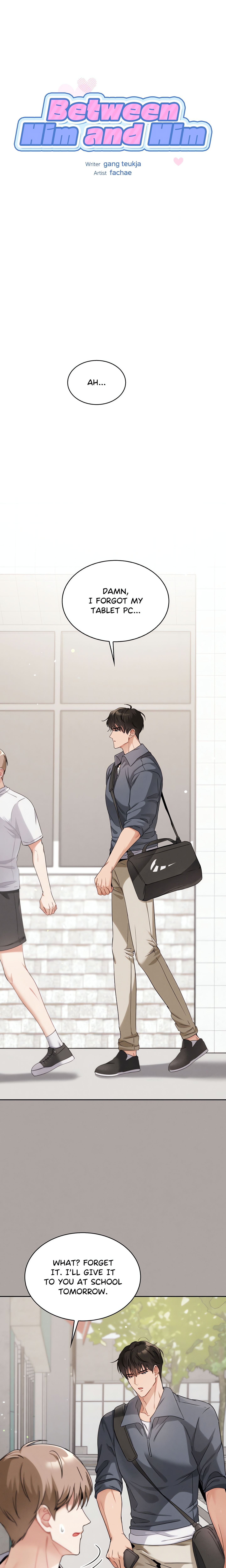 Between Him and Him Page 2 - MangaHe