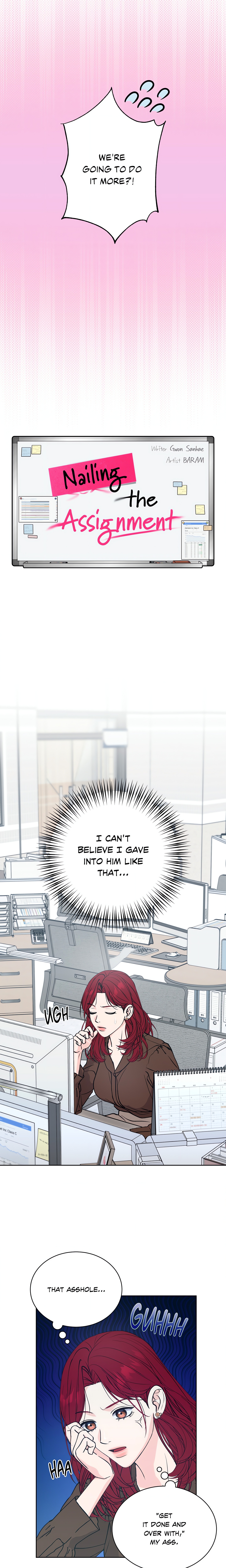 Nailing the Assignment (Uncensored) Page 12 - MangaHe