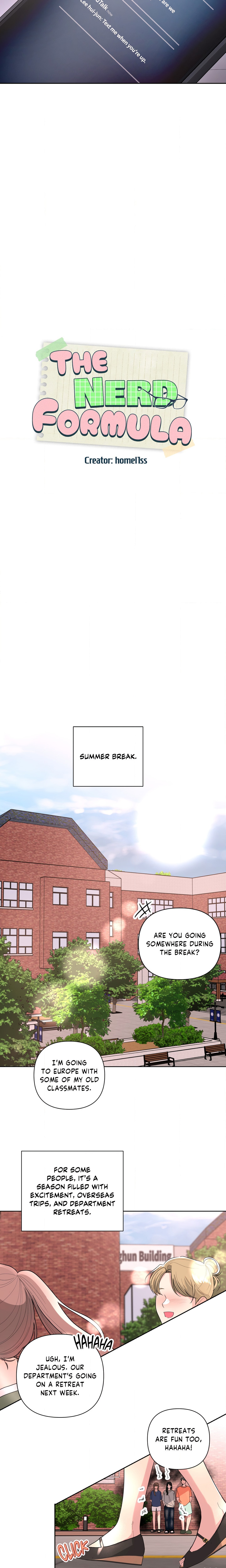 The Nerd Formula (Uncensored) Page 9 - MangaHe