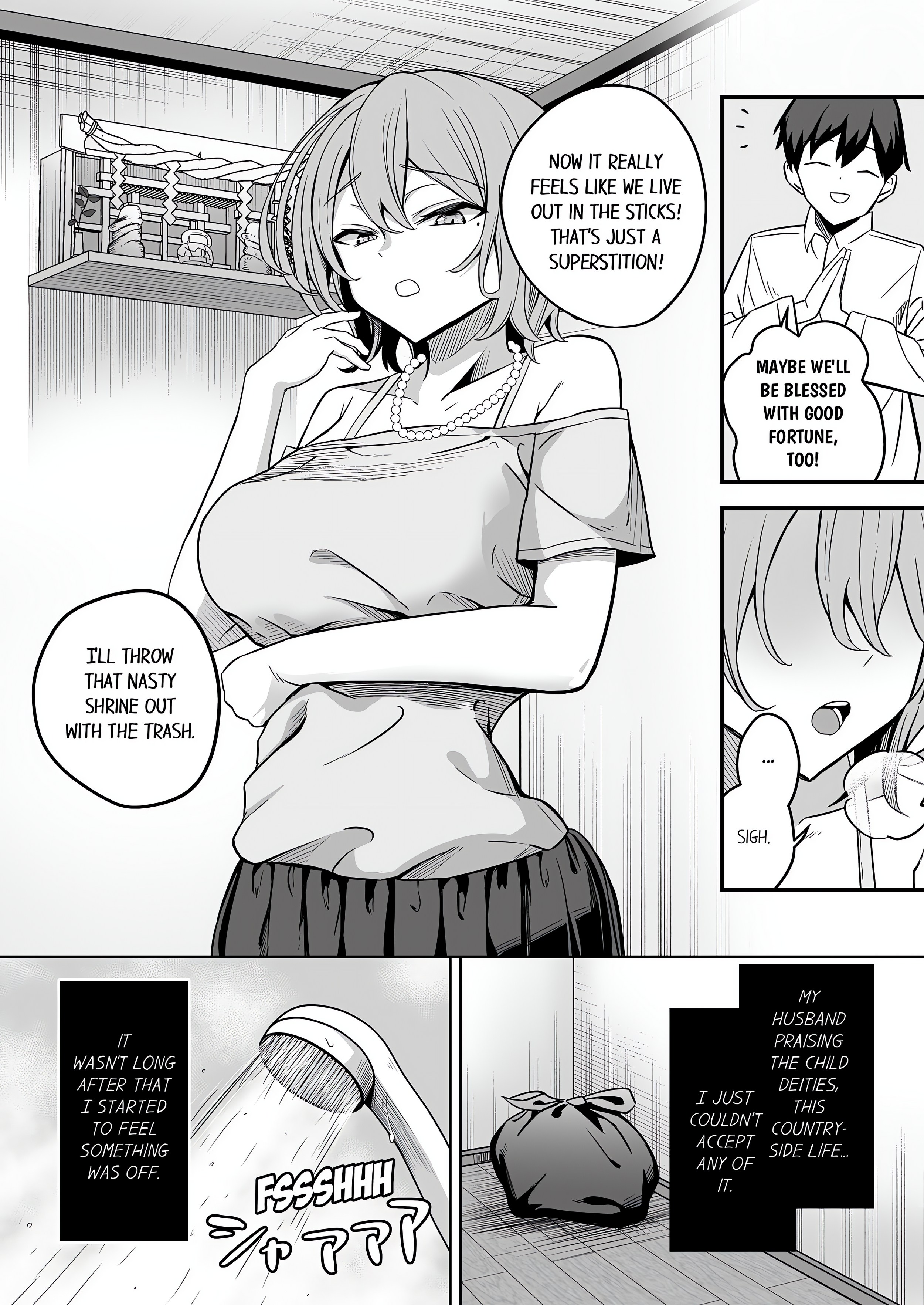 The Sacrificial Wife: Satisfying the Geezer Deity’s Dick for My Family’s Happiness (Uncensored) Page 6 - MangaHe