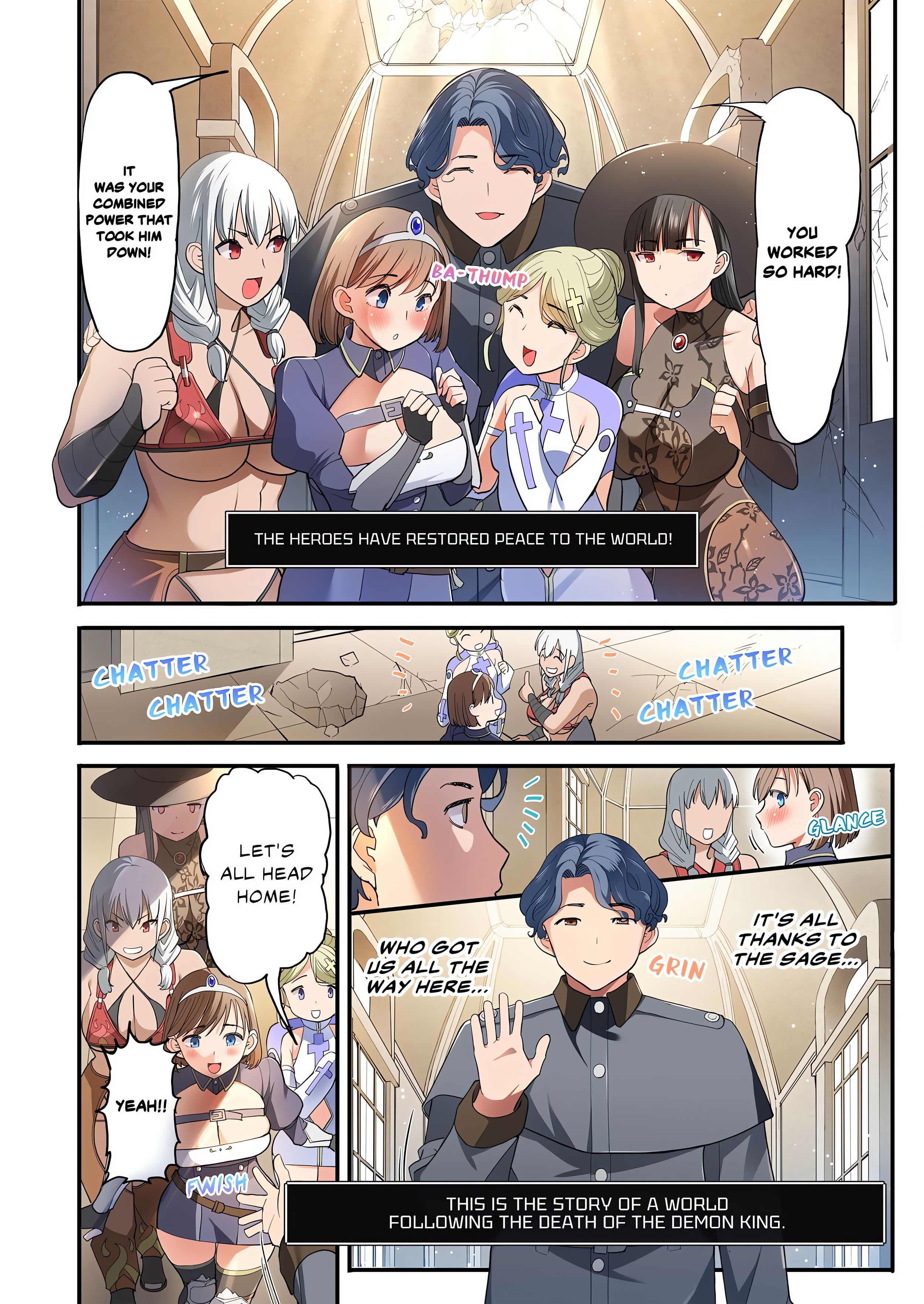 Heroes in Peril: A World Without a Demon King Is an Orgasmic Hell! (Uncensored) Page 3 - MangaHe