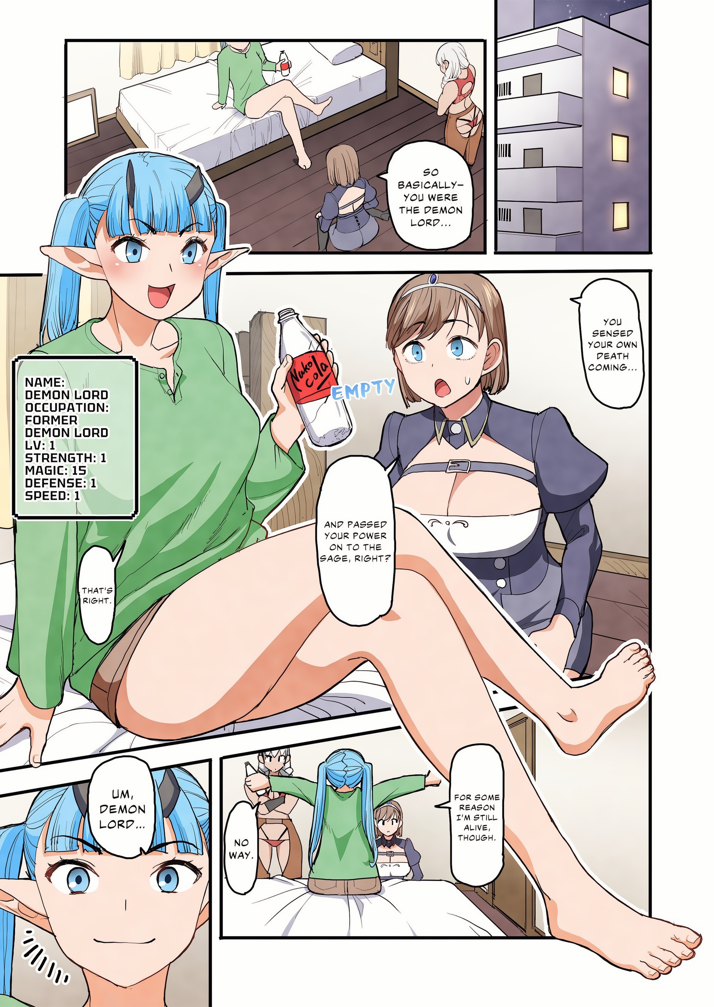 Heroes in Peril: A World Without a Demon King Is an Orgasmic Hell! (Uncensored) Page 3 - MangaHe