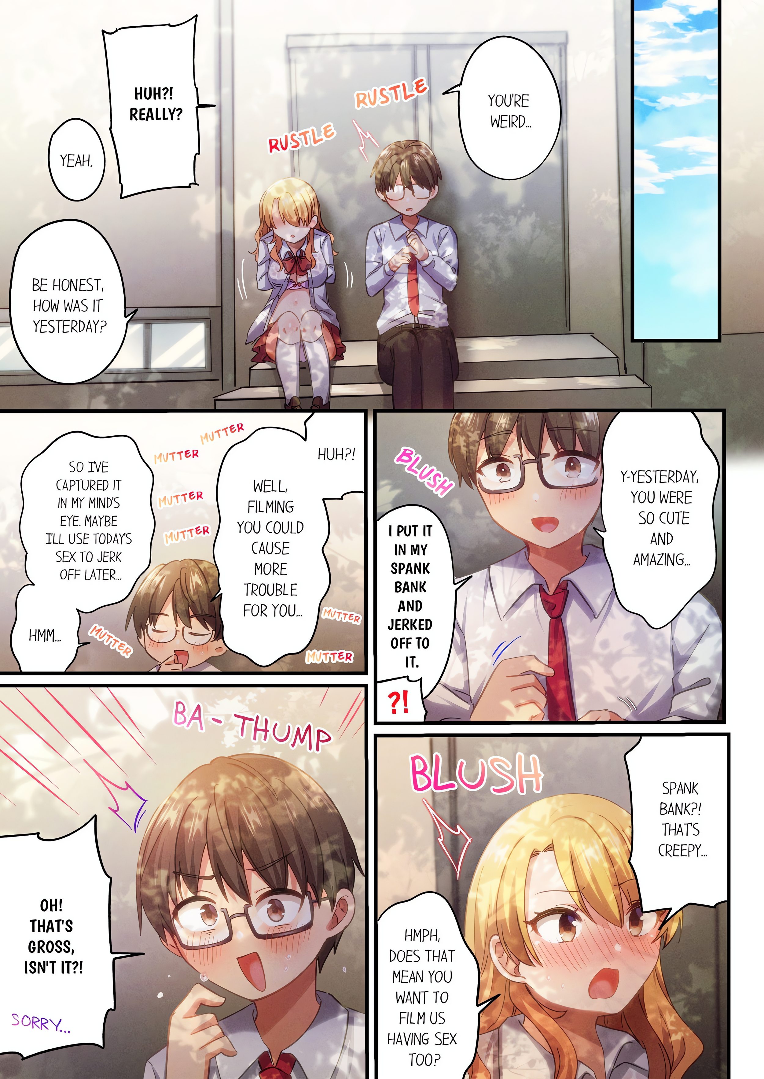 How the Girl with No Self-Esteem Became the Class Otaku’s Plaything (Uncensored) Page 8 - MangaHe