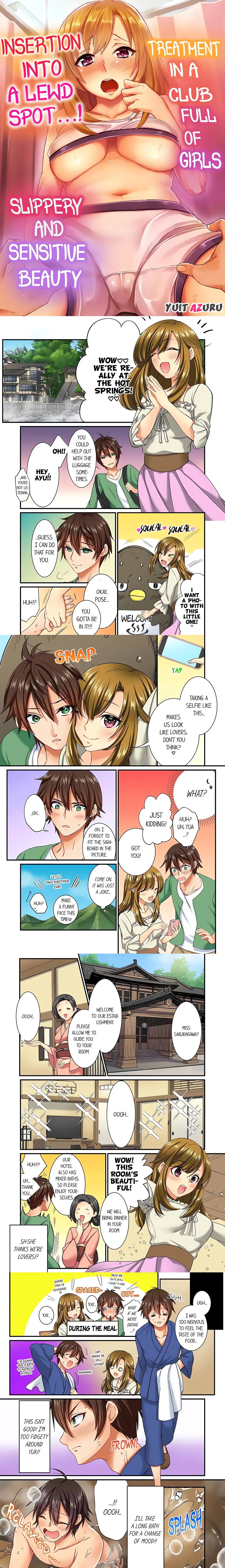 Insertion Into a Lewd Spot…! Slippery and Sensitive Beauty Treatment in a Club Full of Girls Page 2 - MangaHe