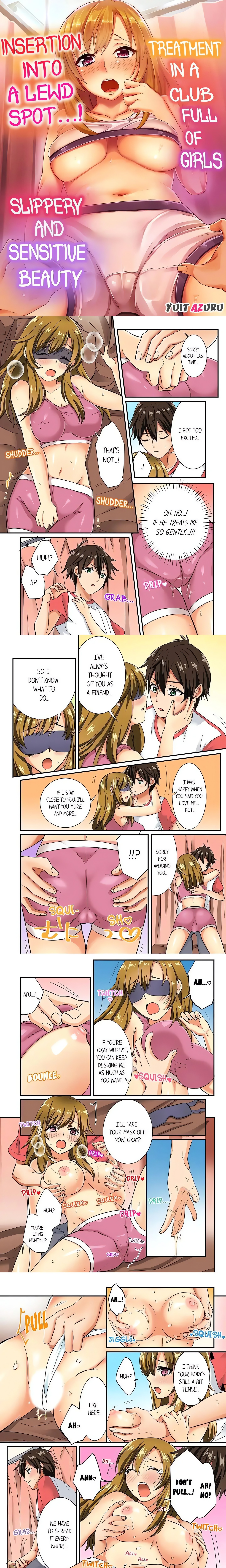 Insertion Into a Lewd Spot…! Slippery and Sensitive Beauty Treatment in a Club Full of Girls Page 2 - MangaHe