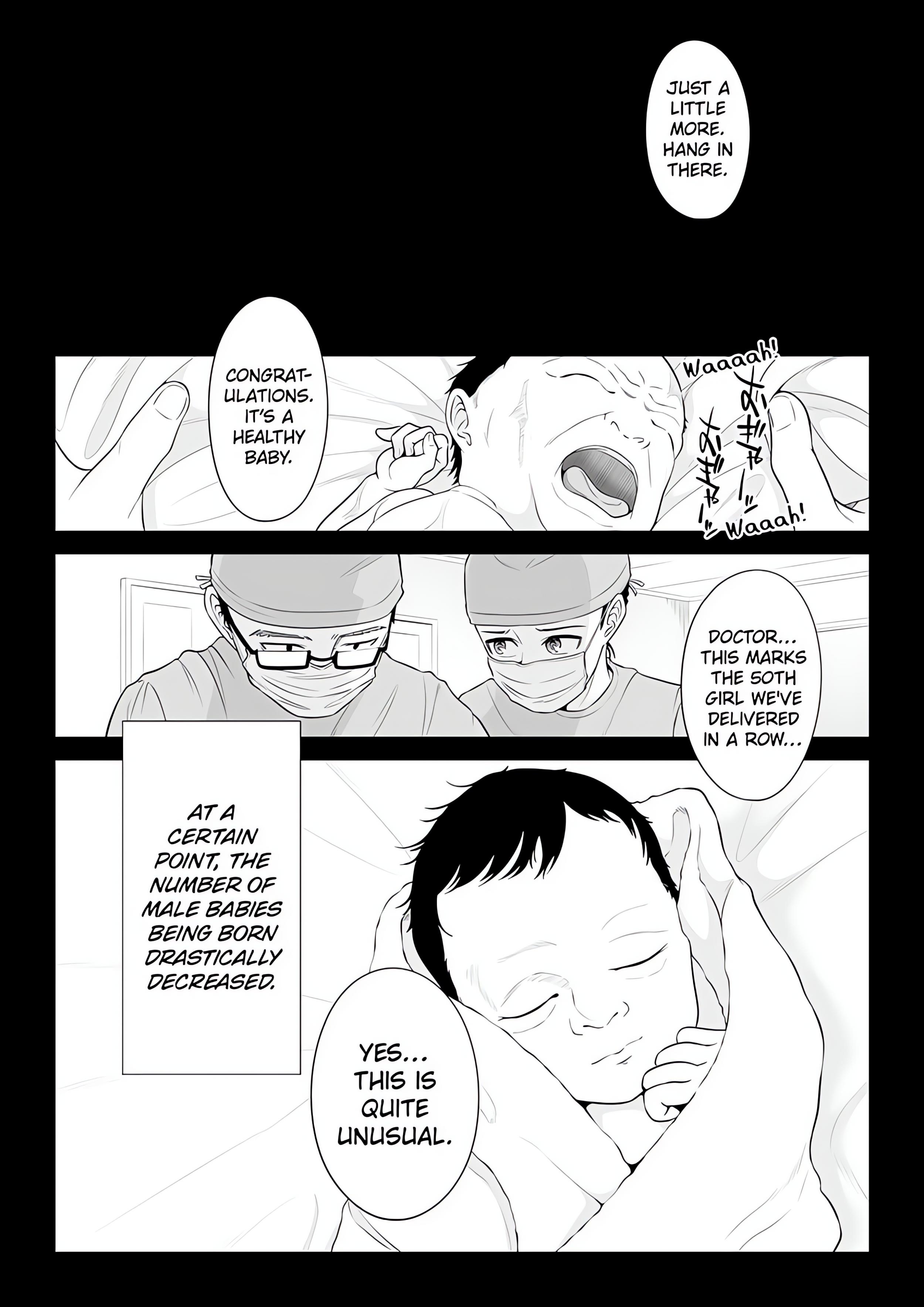 In a World Where Males Are Nearly Extinct, Semen Has Become a Precious Resource. Page 3 - MangaHe