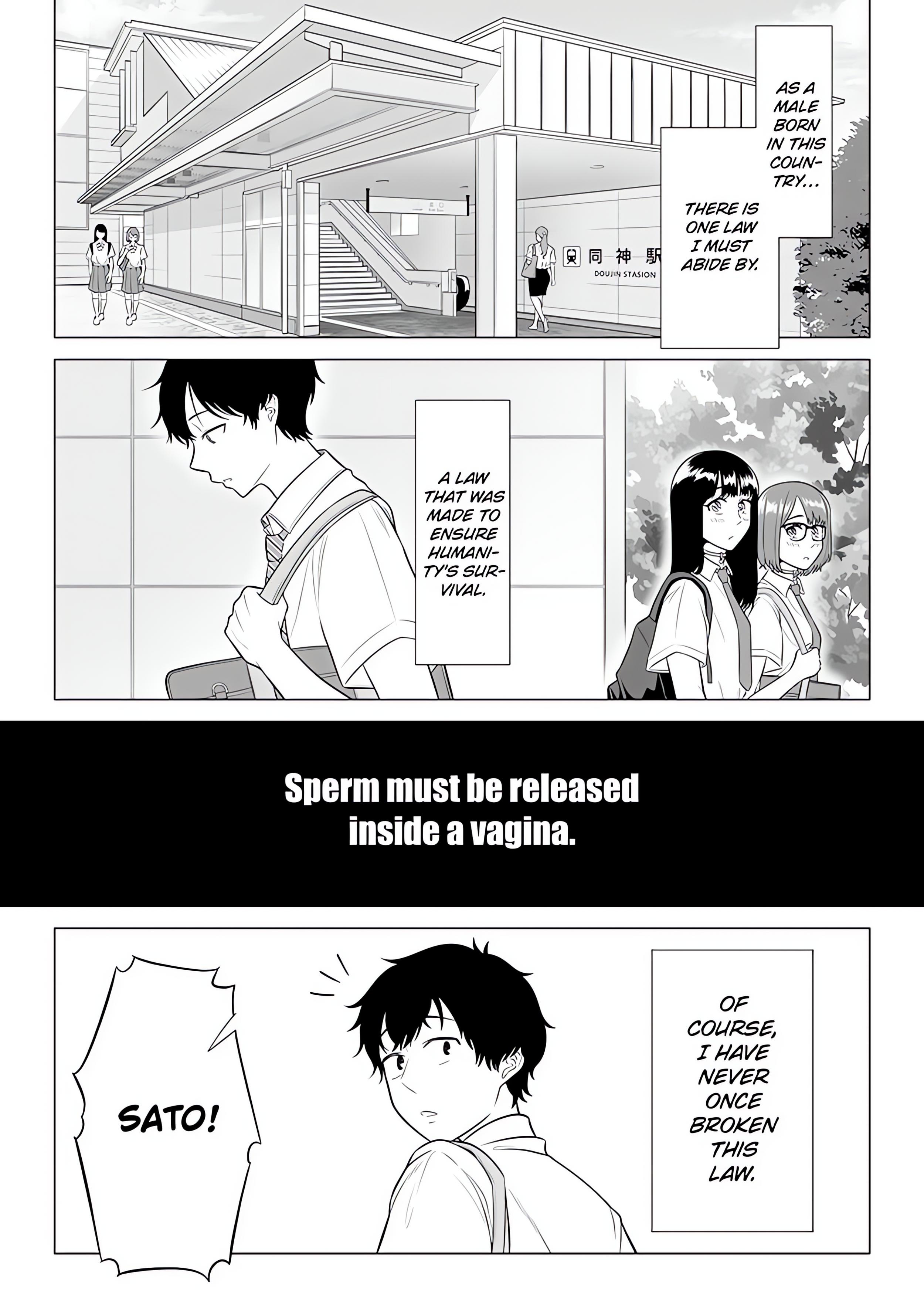 In a World Where Males Are Nearly Extinct, Semen Has Become a Precious Resource. Page 6 - MangaHe