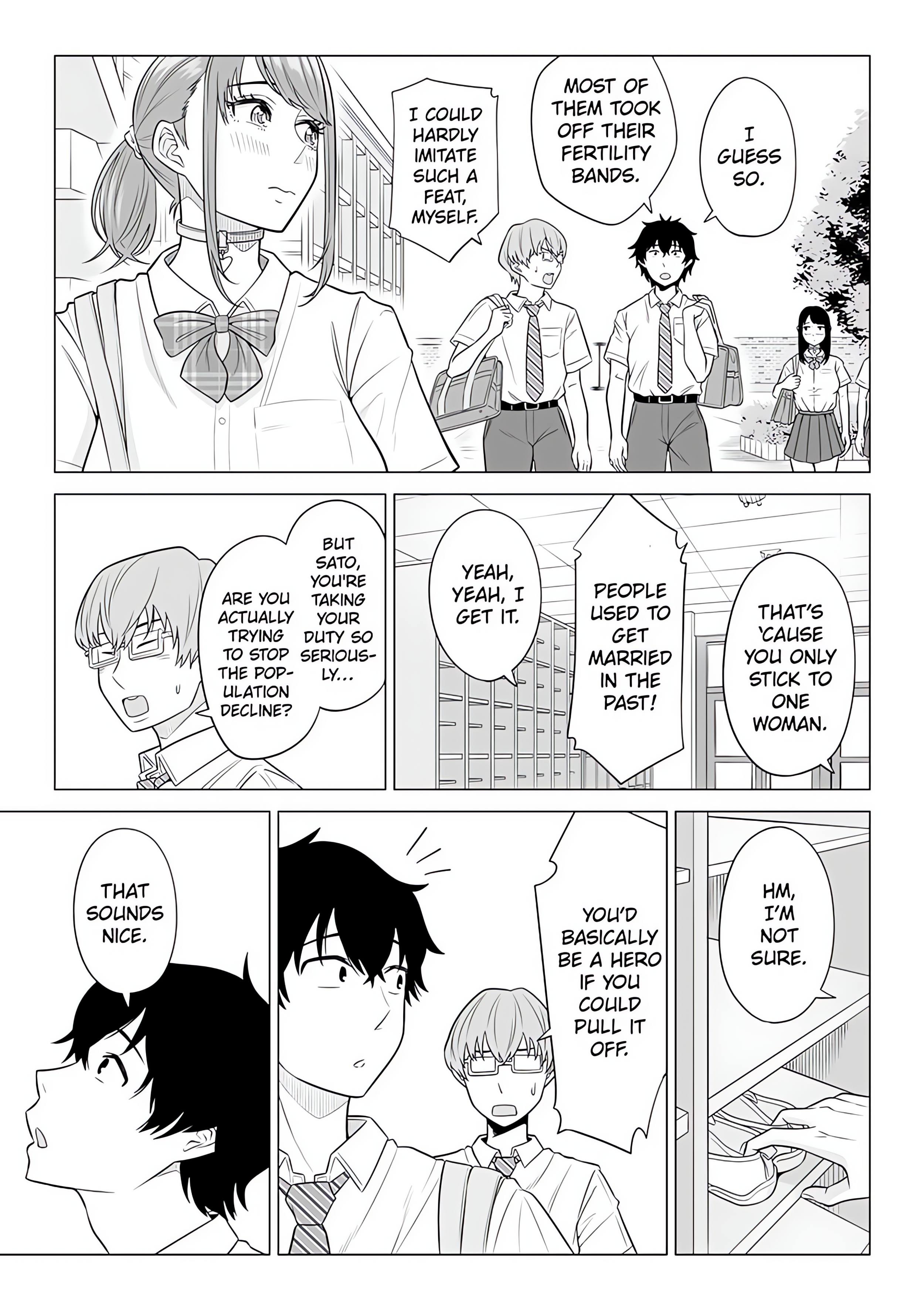 In a World Where Males Are Nearly Extinct, Semen Has Become a Precious Resource. Page 4 - MangaHe