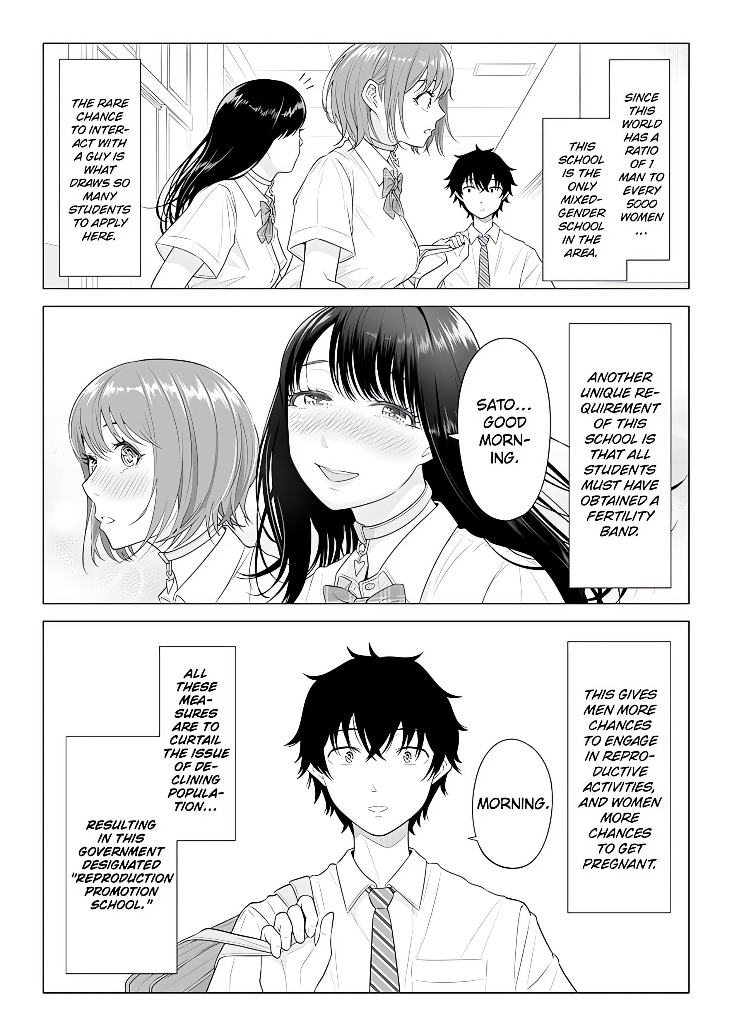 In a World Where Males Are Nearly Extinct, Semen Has Become a Precious Resource. Page 7 - MangaHe