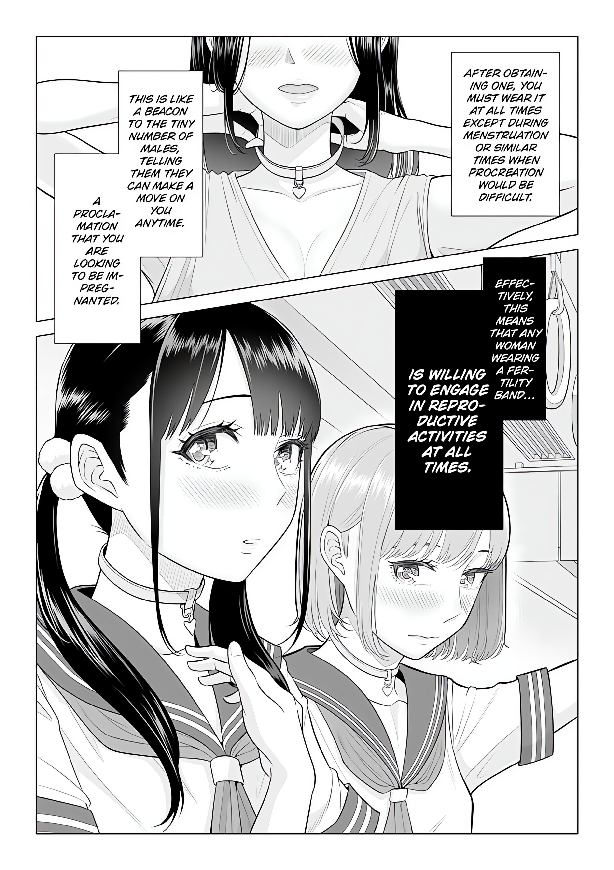 In a World Where Males Are Nearly Extinct, Semen Has Become a Precious Resource. Page 5 - MangaHe
