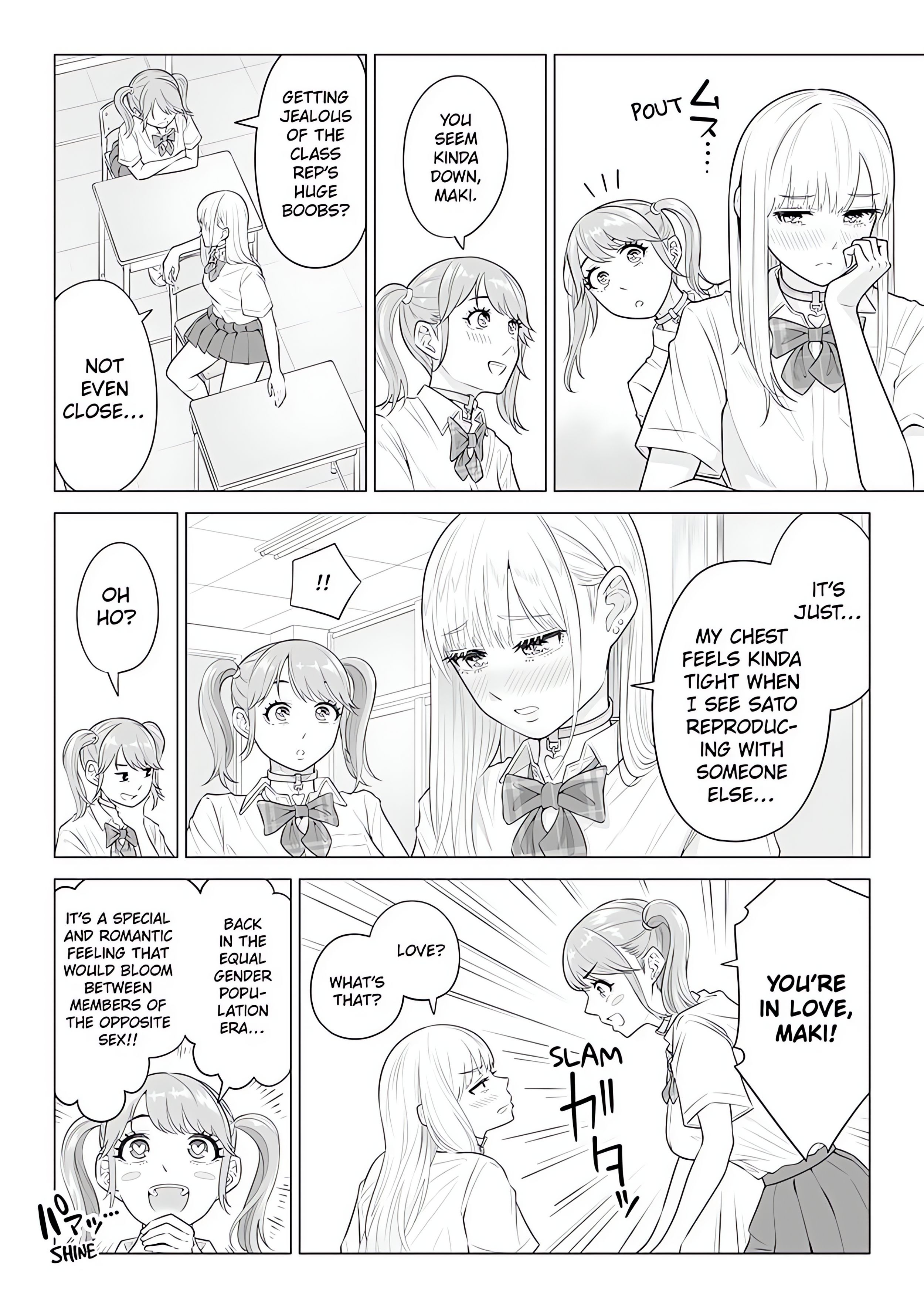 In a World Where Males Are Nearly Extinct, Semen Has Become a Precious Resource. Page 2 - MangaHe