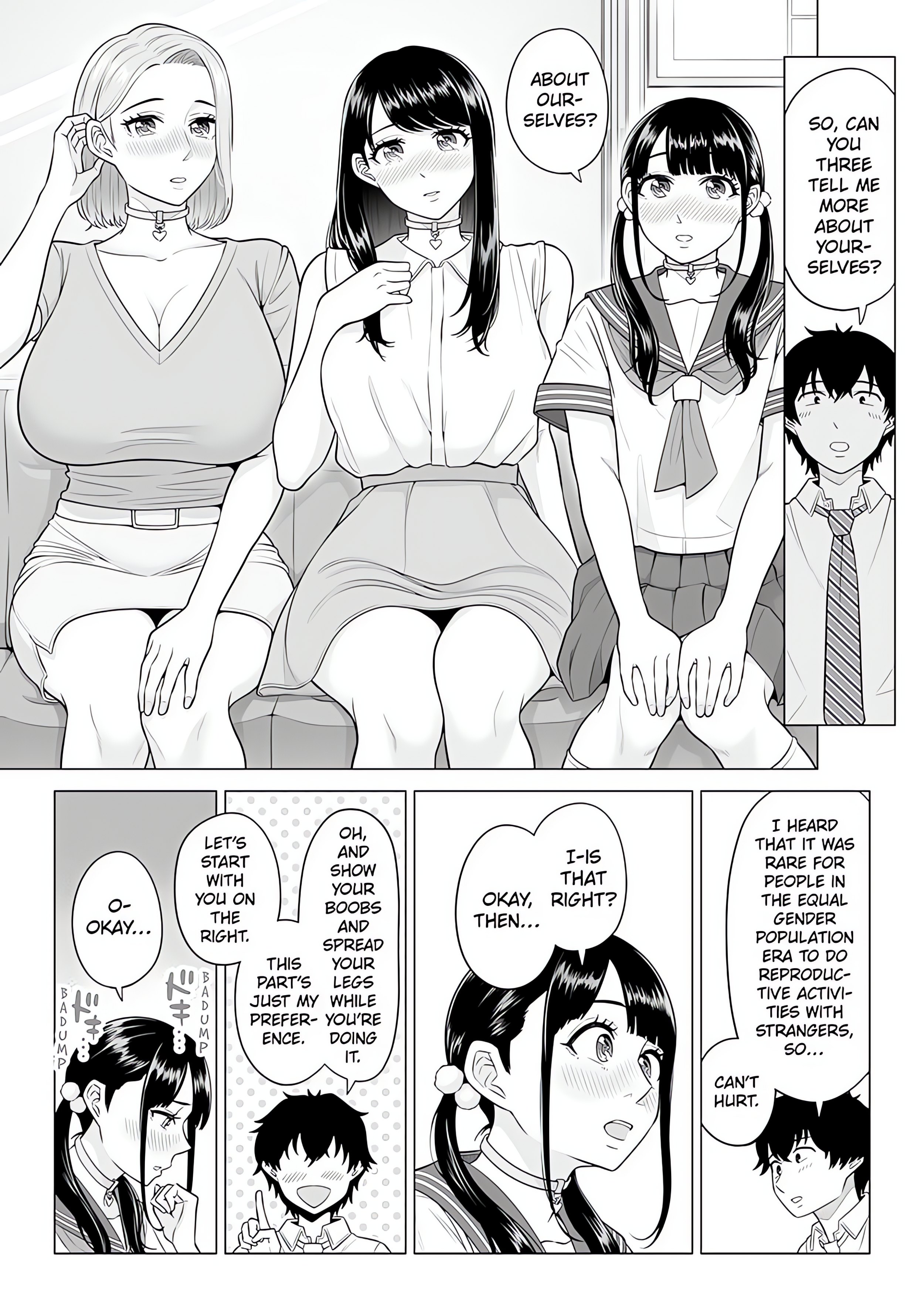 In a World Where Males Are Nearly Extinct, Semen Has Become a Precious Resource. Page 4 - MangaHe