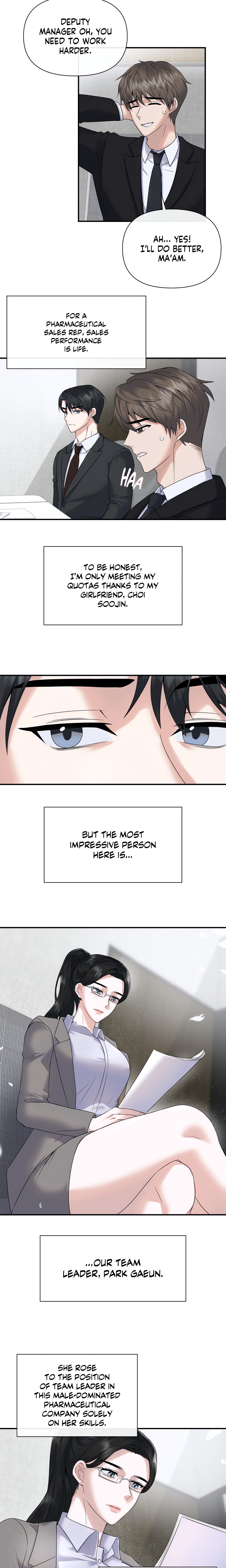 Domming My Boss Page 12 - MangaHe