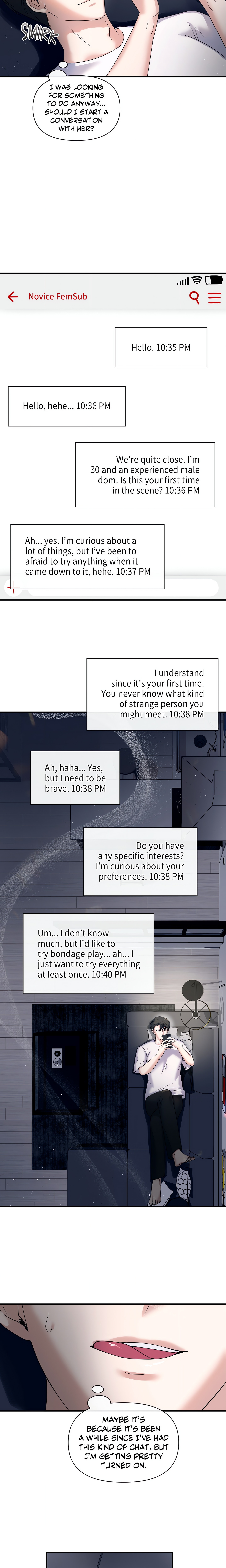 Domming My Boss Page 9 - MangaHe
