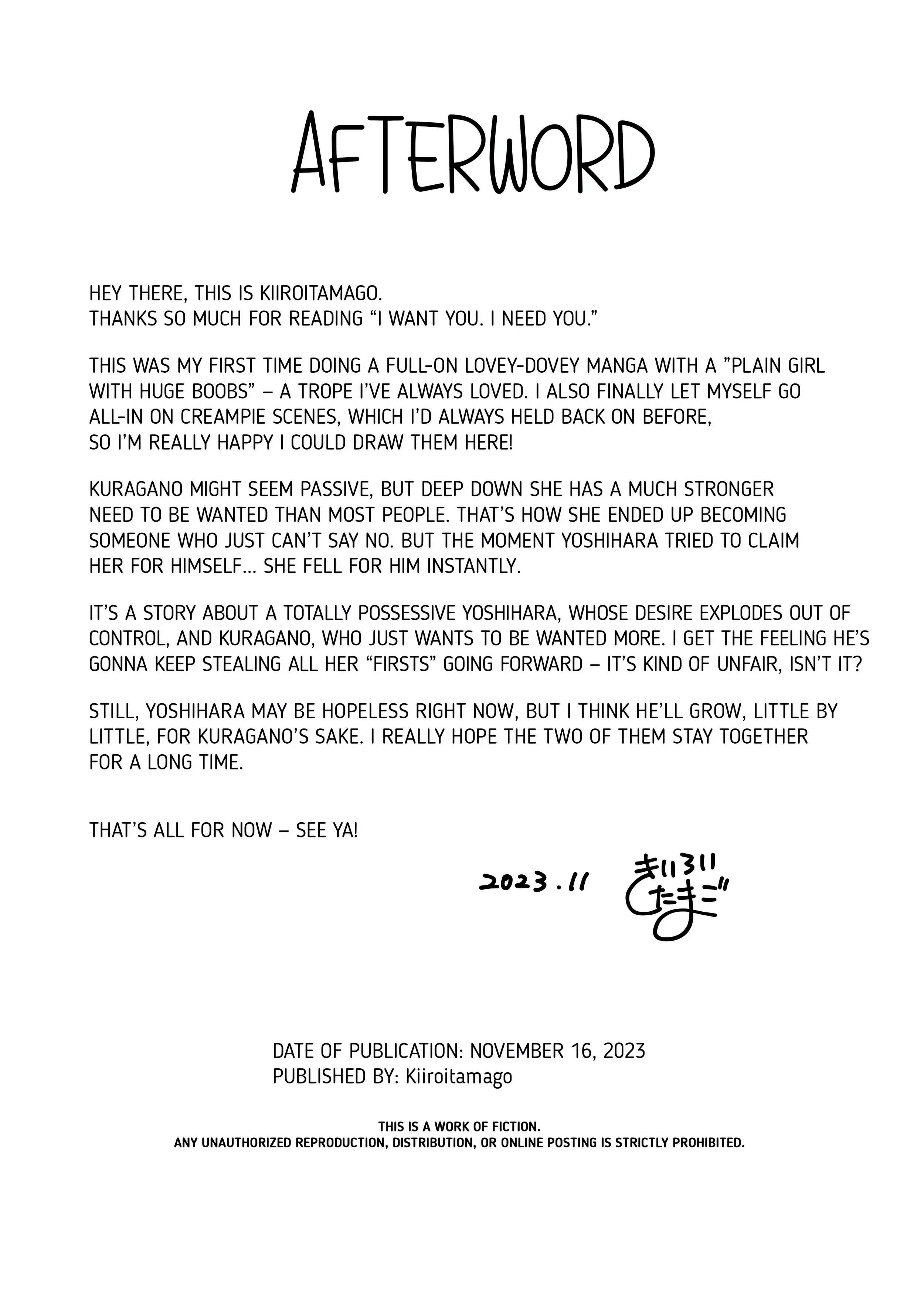 I Want You. I Need You. Page 6 - MangaHe