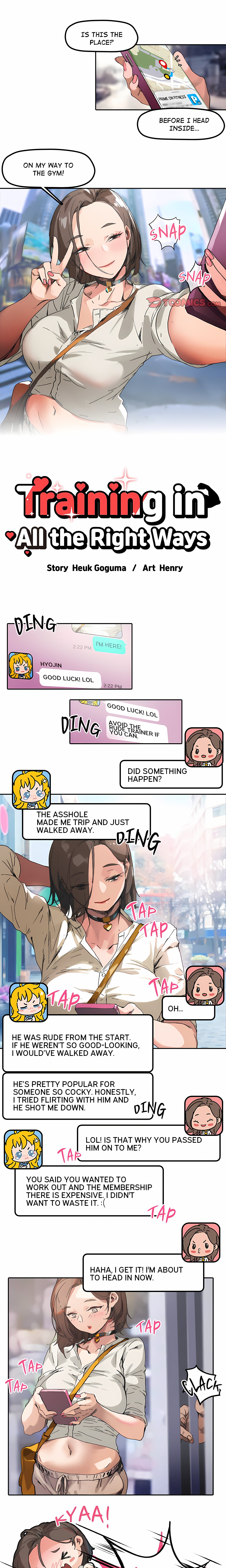 Training in All the Right Ways Page 3 - MangaHe