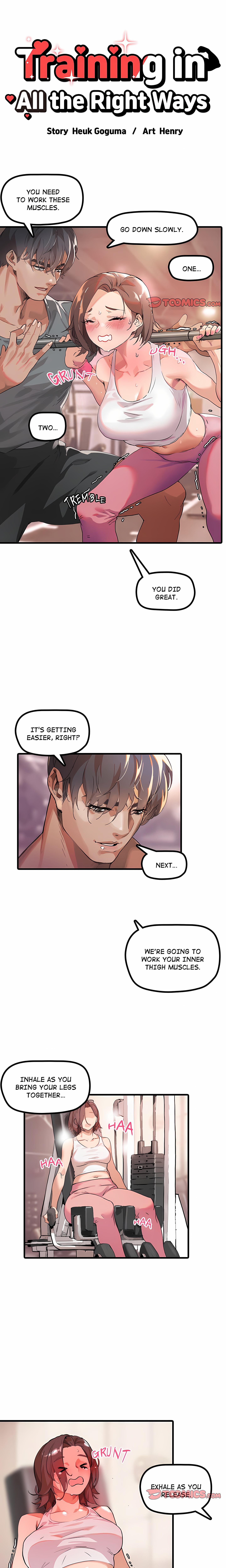 Training in All the Right Ways Page 3 - MangaHe