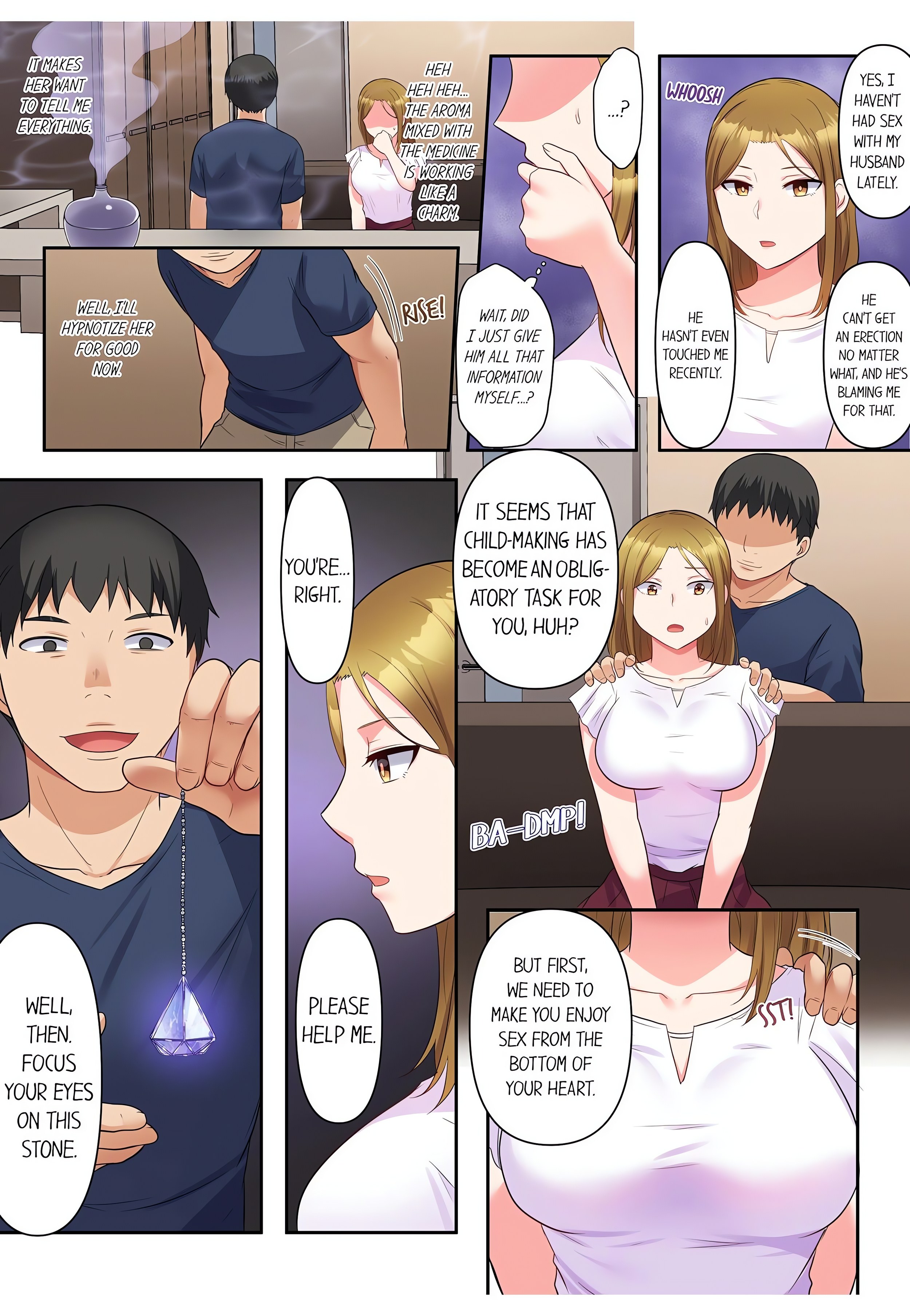 An NTR Therapy For A Troubled Wife – I Love My Husband, But I’m Sitting on Another Man and Cumming…! Page 8 - MangaHe