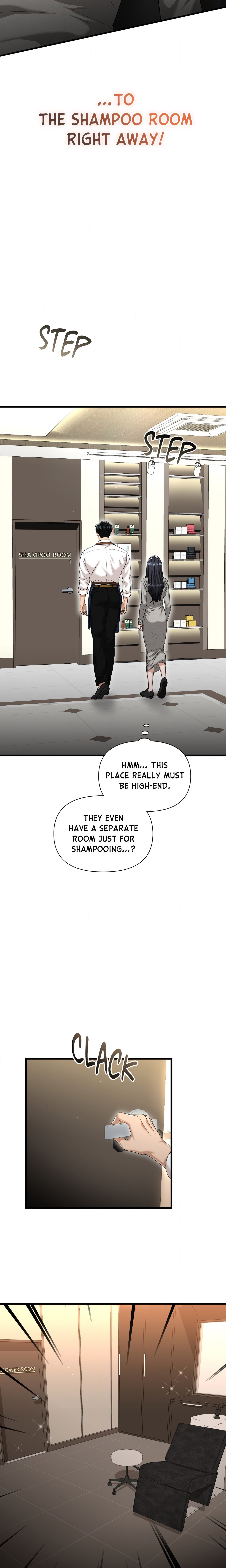The Secret Shampoo Room Page 19 - MangaHe