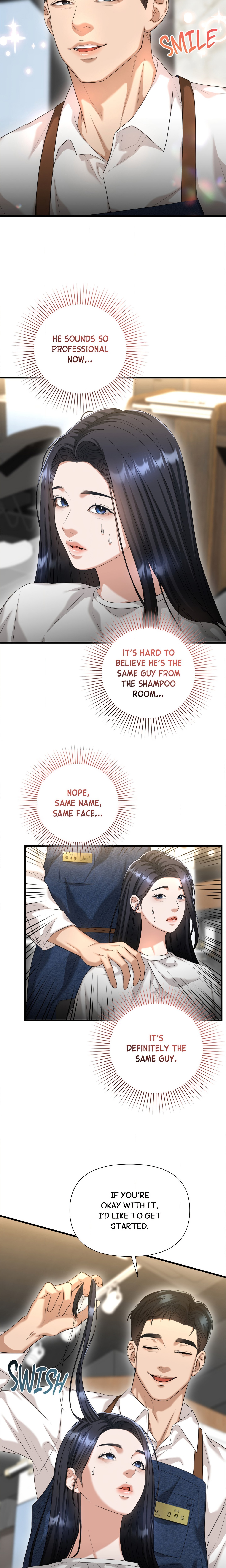 The Secret Shampoo Room Page 19 - MangaHe