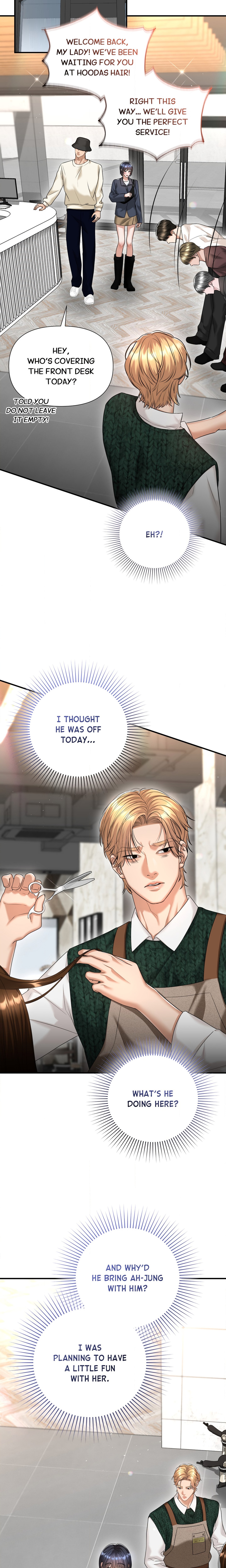 The Secret Shampoo Room Page 19 - MangaHe