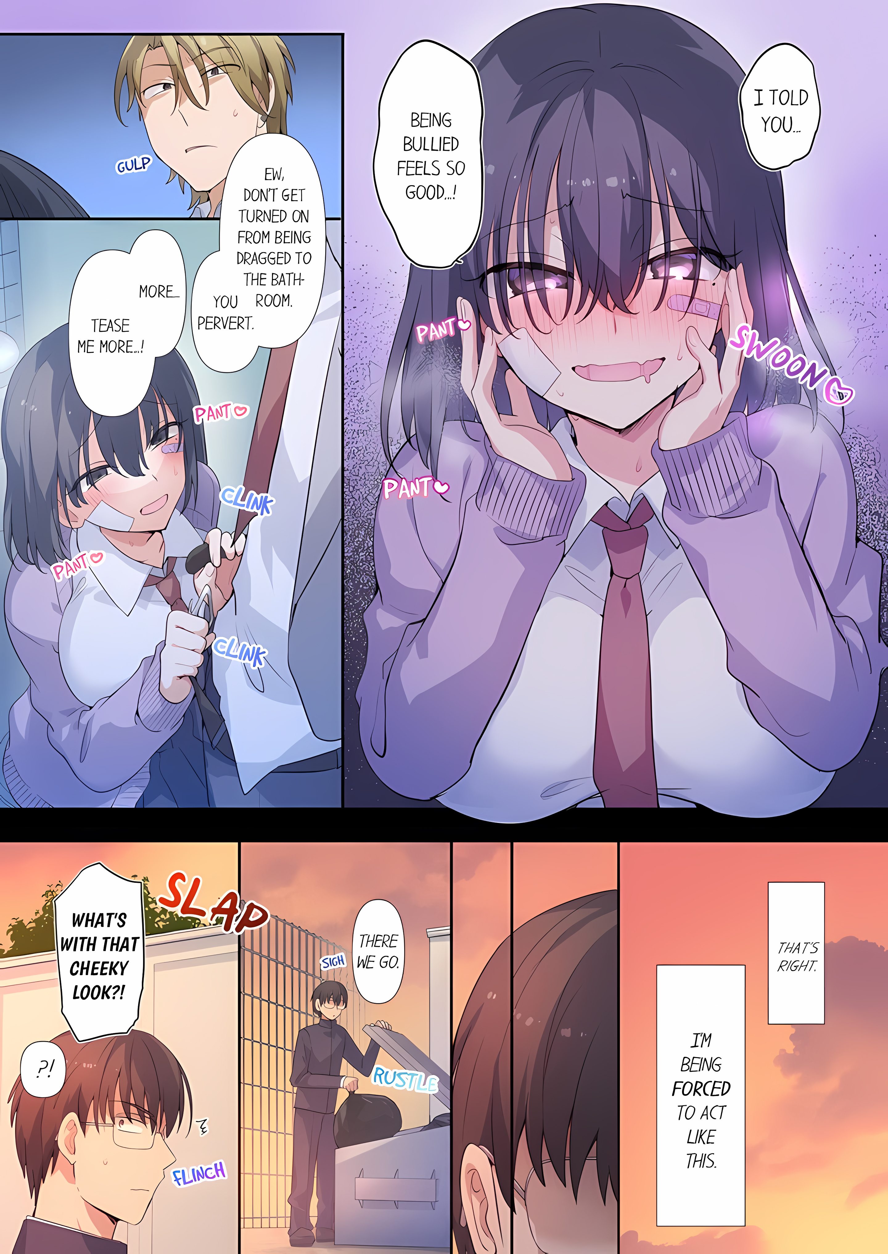 Love & Bullying: A Closet Pervert Embraces Her Maso Page 7 - MangaHe