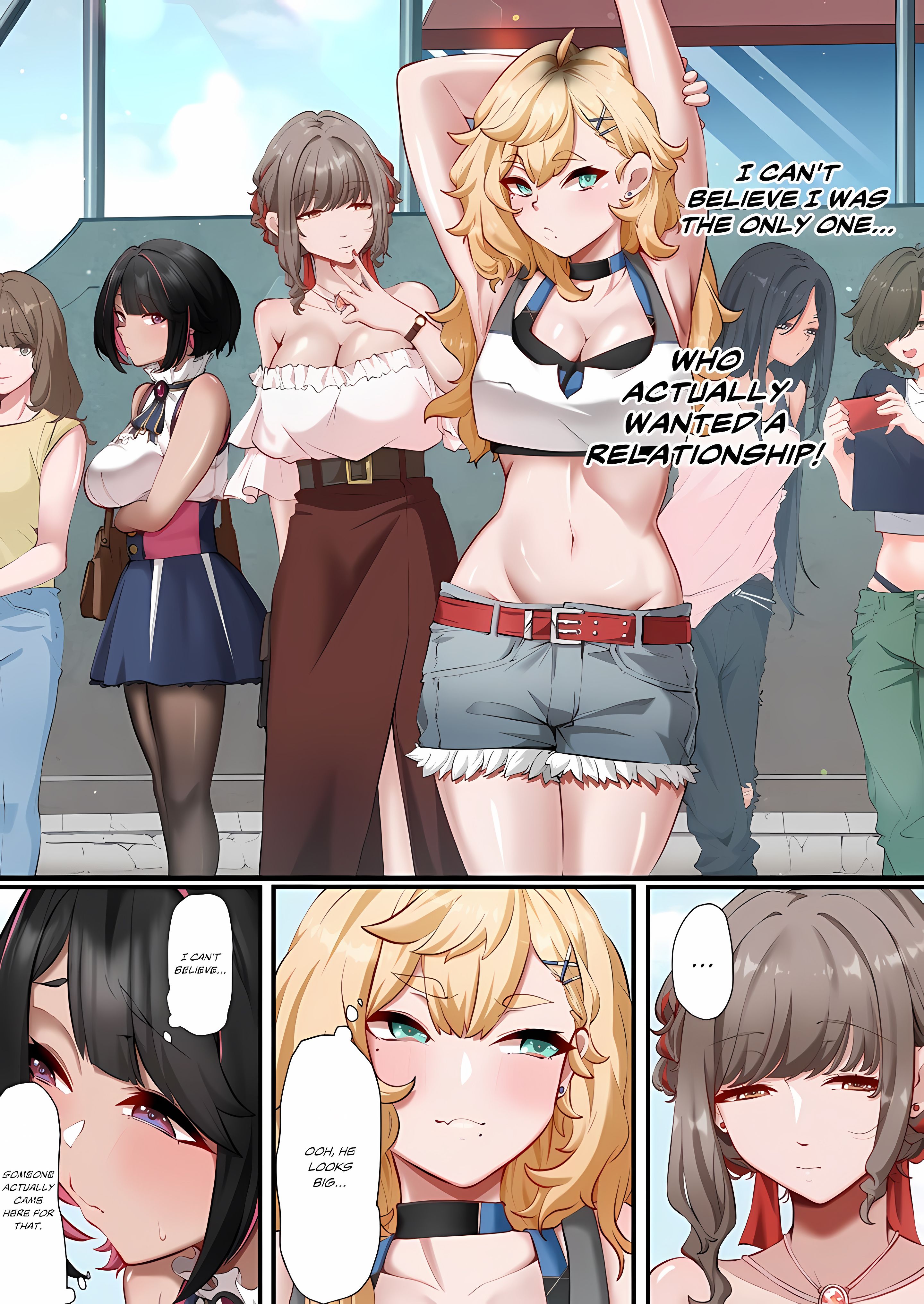 Hot Spring Love Affair: I’m Looking for a Girlfriend, but These Girls Just Want Sex! Page 4 - MangaHe