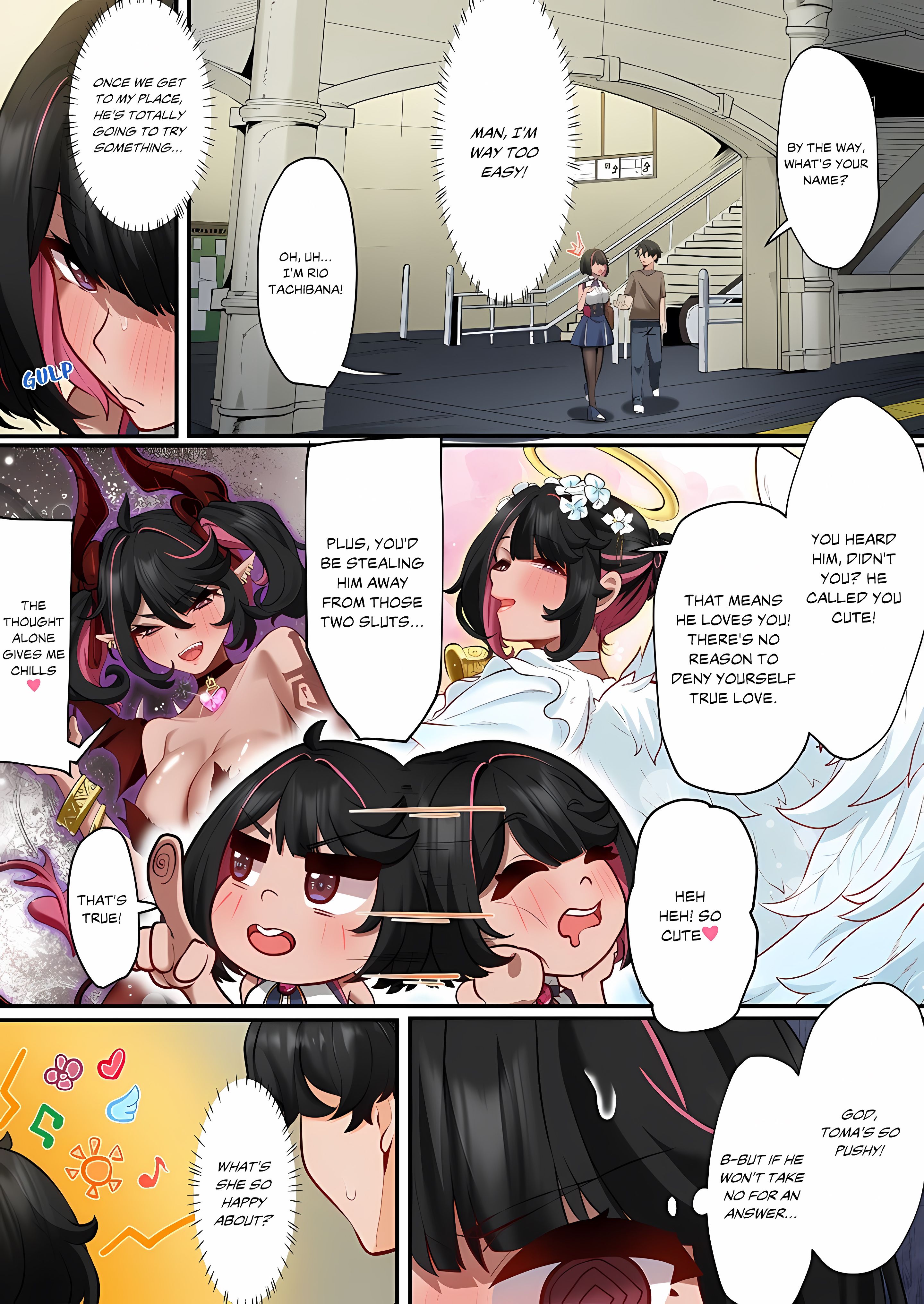 Hot Spring Love Affair: I’m Looking for a Girlfriend, but These Girls Just Want Sex! Page 4 - MangaHe
