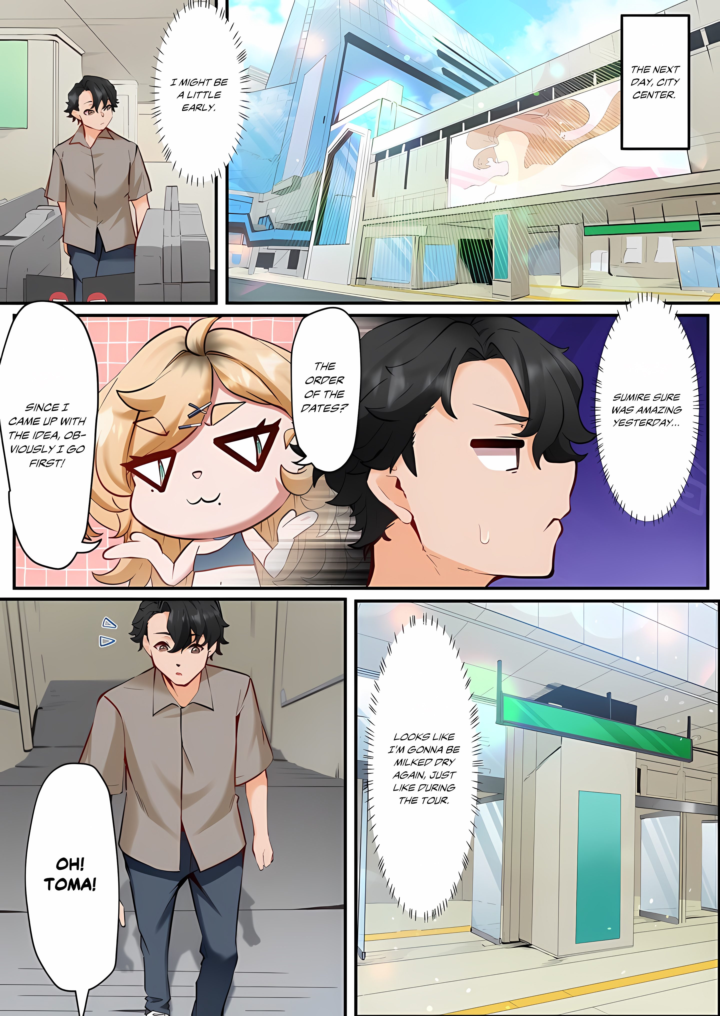 Hot Spring Love Affair: I’m Looking for a Girlfriend, but These Girls Just Want Sex! Page 8 - MangaHe