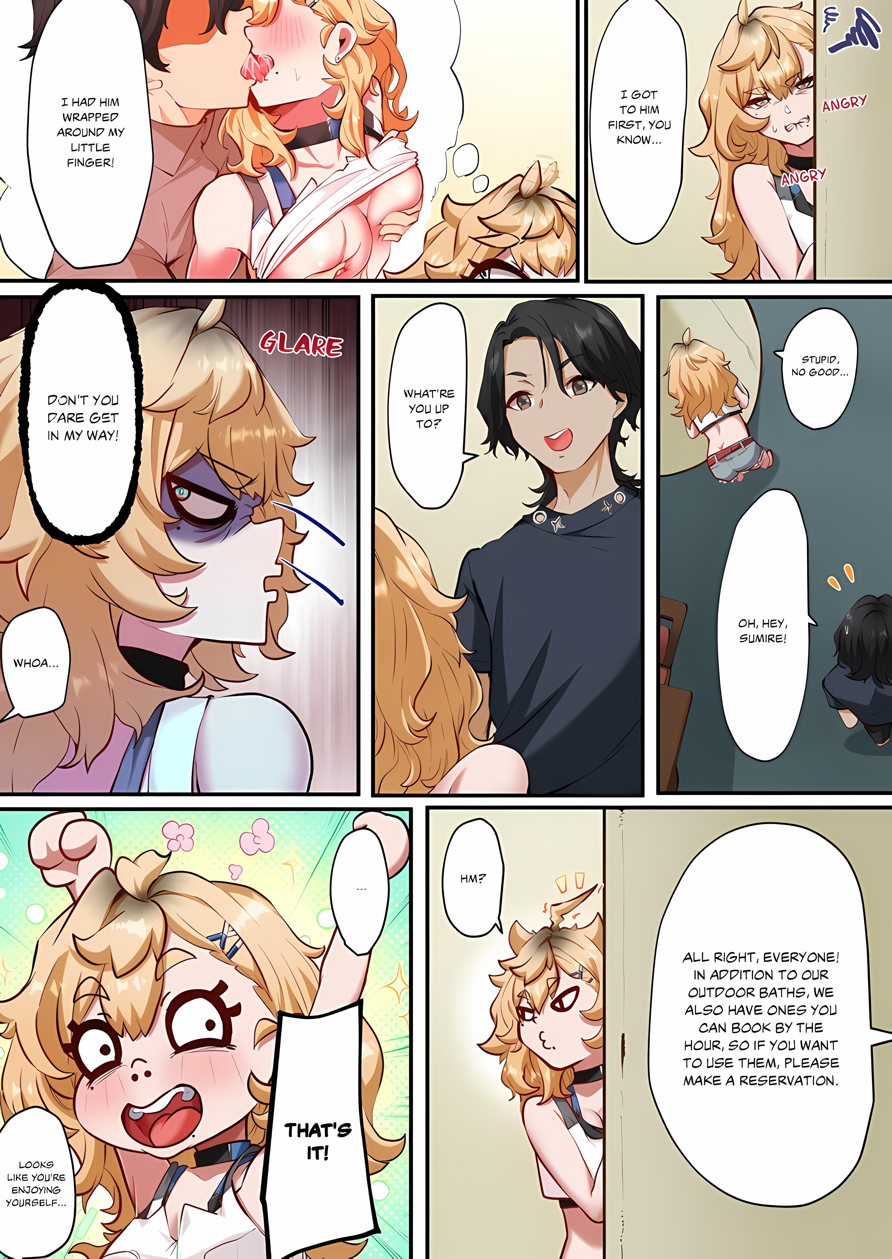 Hot Spring Love Affair: I’m Looking for a Girlfriend, but These Girls Just Want Sex! Page 9 - MangaHe