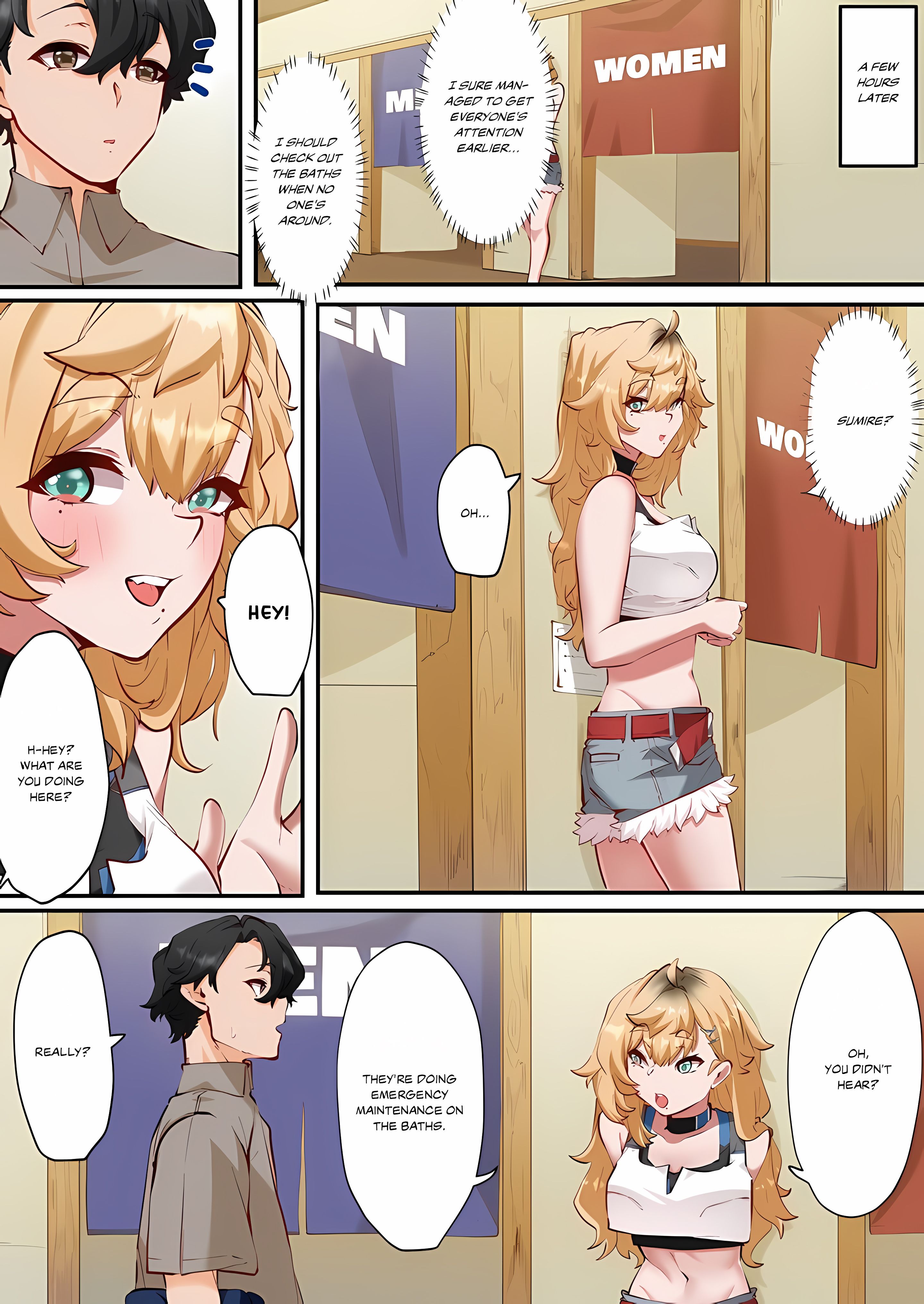Hot Spring Love Affair: I’m Looking for a Girlfriend, but These Girls Just Want Sex! Page 10 - MangaHe