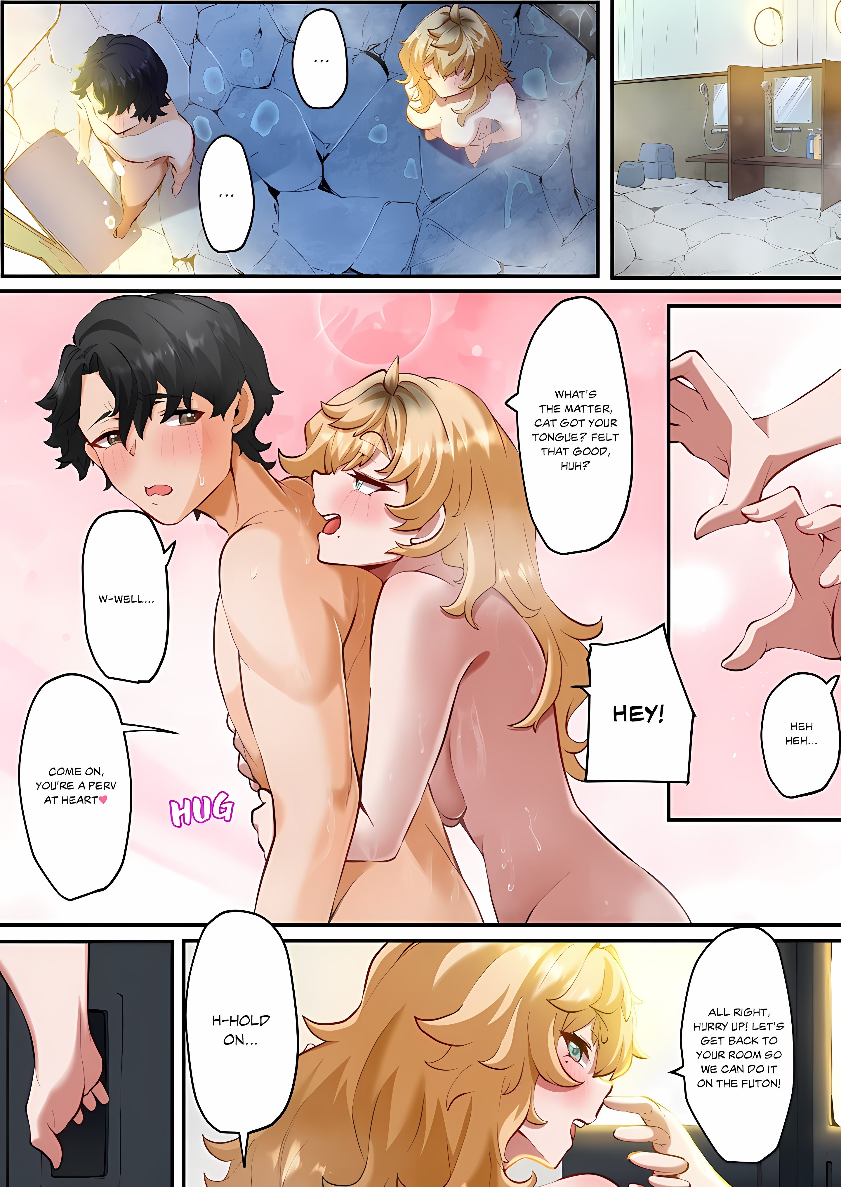 Hot Spring Love Affair: I’m Looking for a Girlfriend, but These Girls Just Want Sex! Page 9 - MangaHe