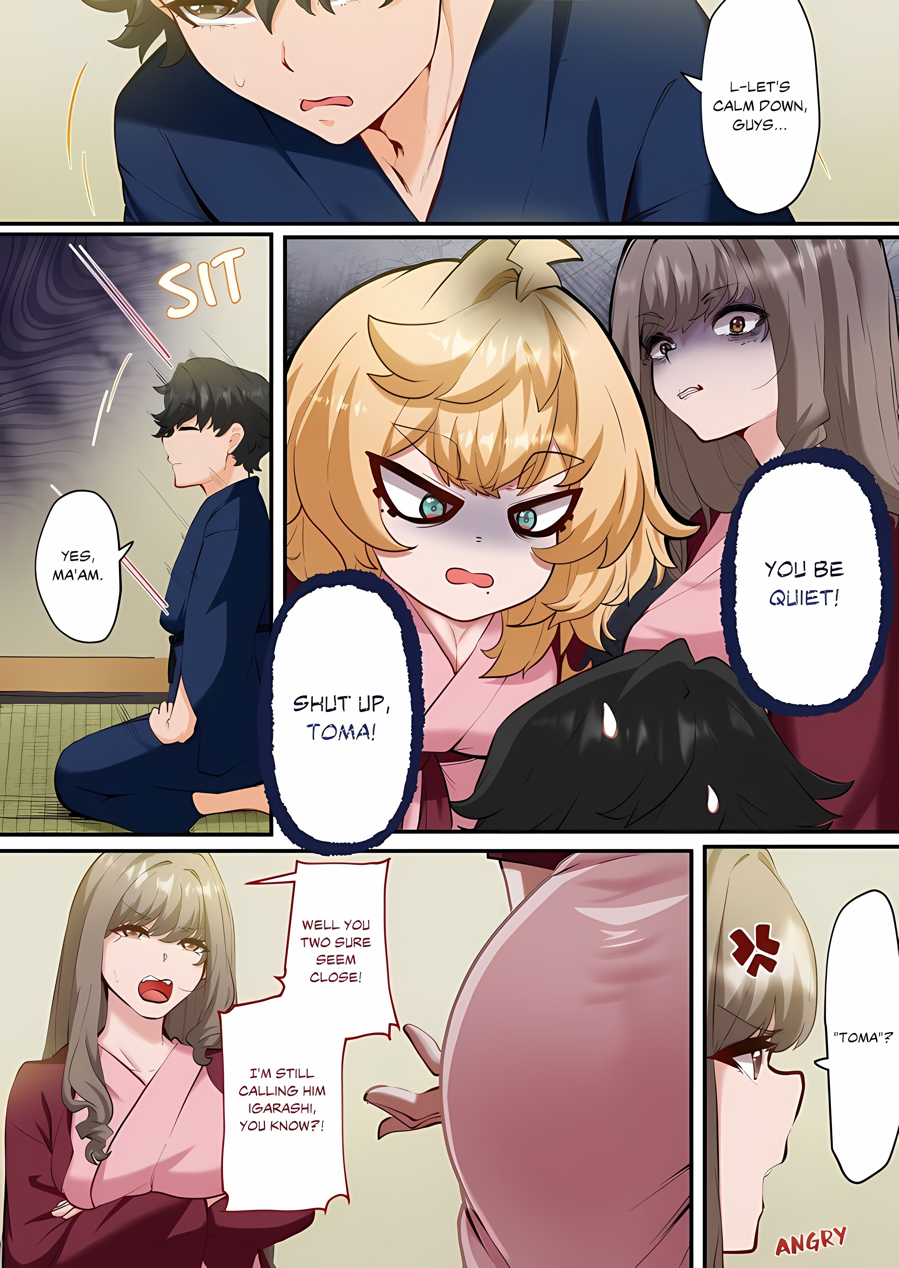 Hot Spring Love Affair: I’m Looking for a Girlfriend, but These Girls Just Want Sex! Page 4 - MangaHe