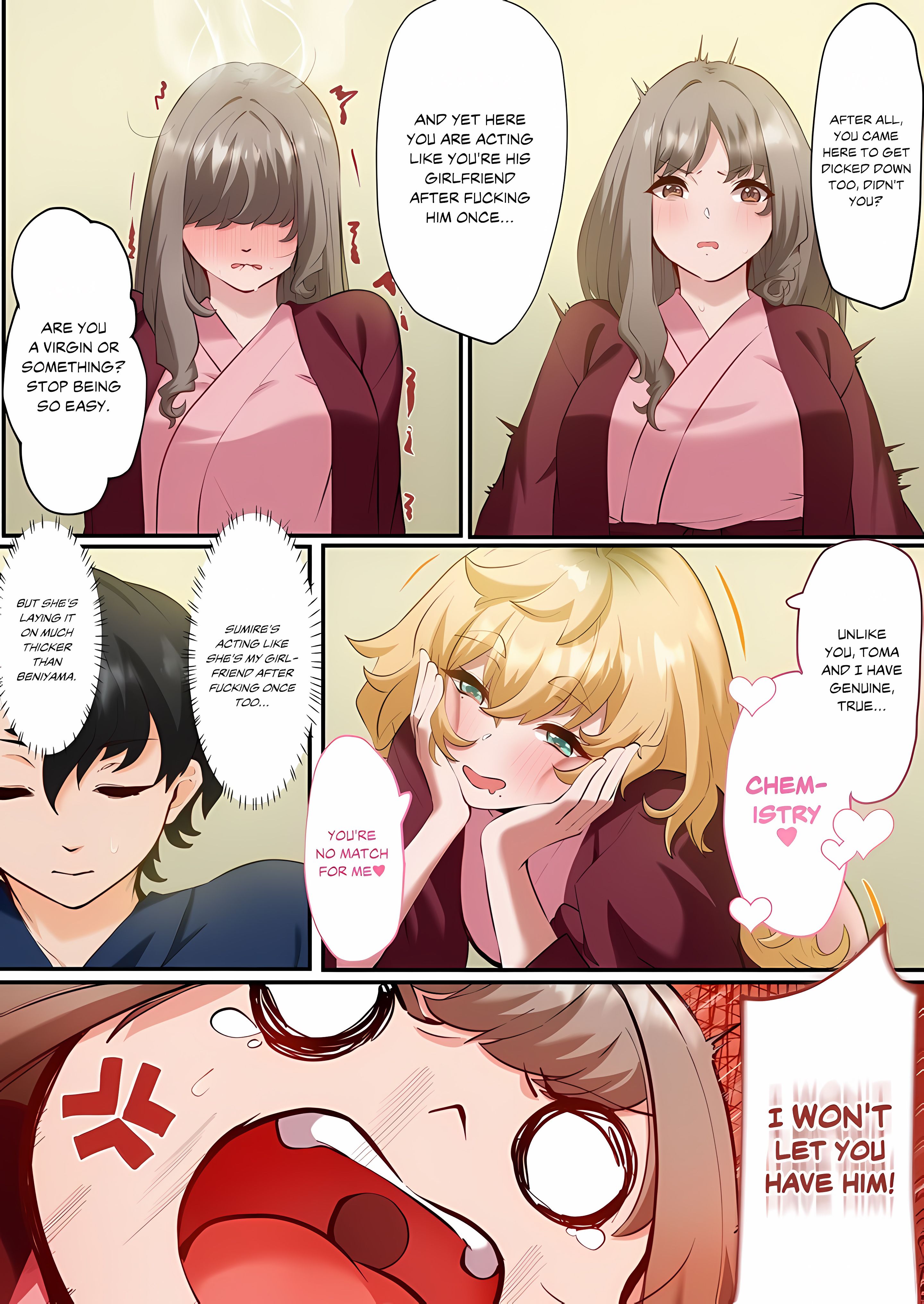 Hot Spring Love Affair: I’m Looking for a Girlfriend, but These Girls Just Want Sex! Page 6 - MangaHe
