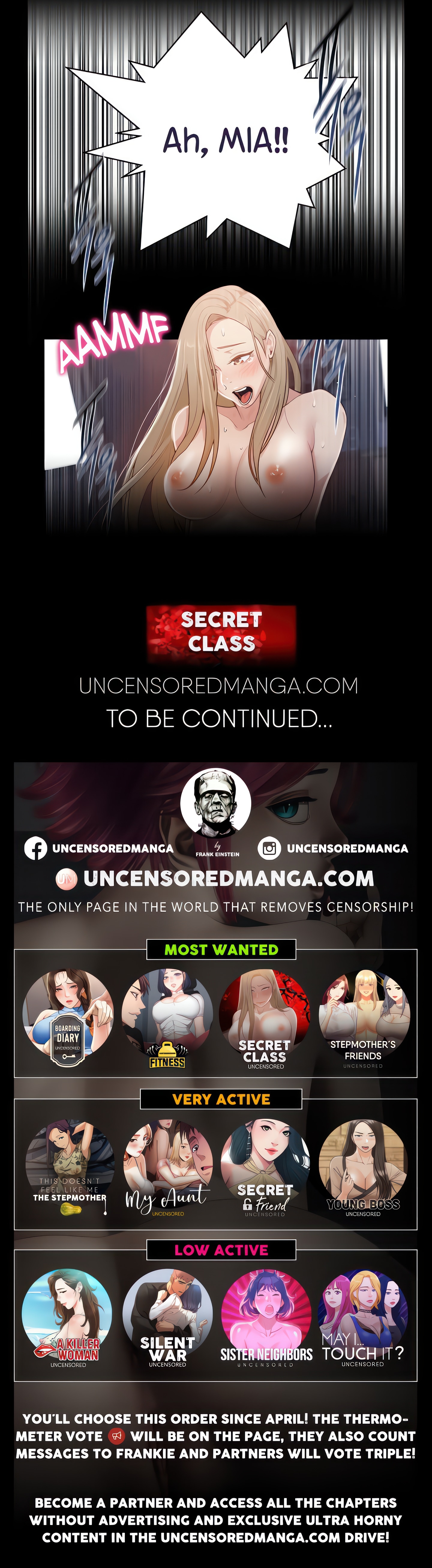 Secret Class (Uncensored Fan Edition) Page 14 - MangaHe