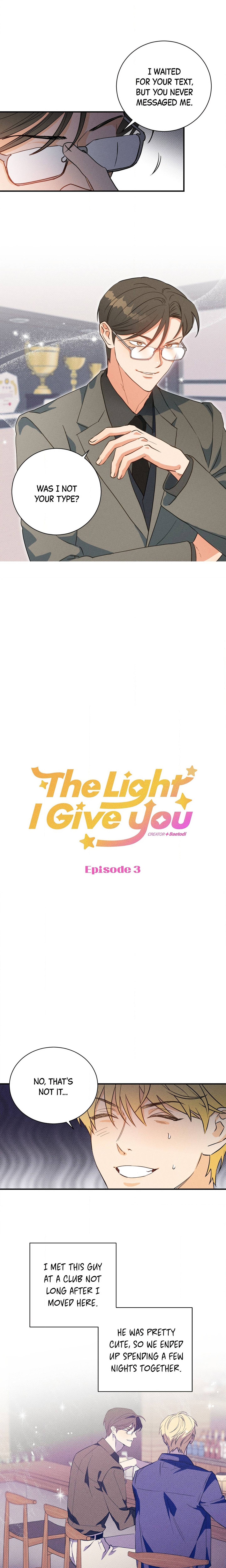 The Light I Give You (Uncensored) Page 3 - MangaHe
