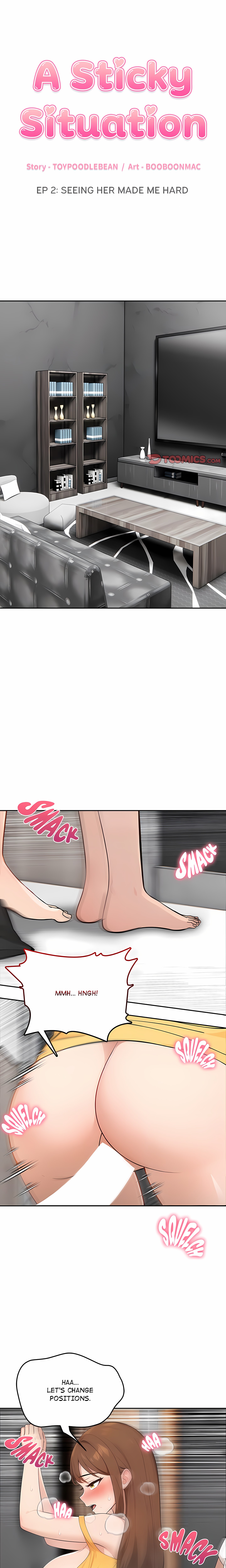 A Sticky Situation Page 3 - MangaHe
